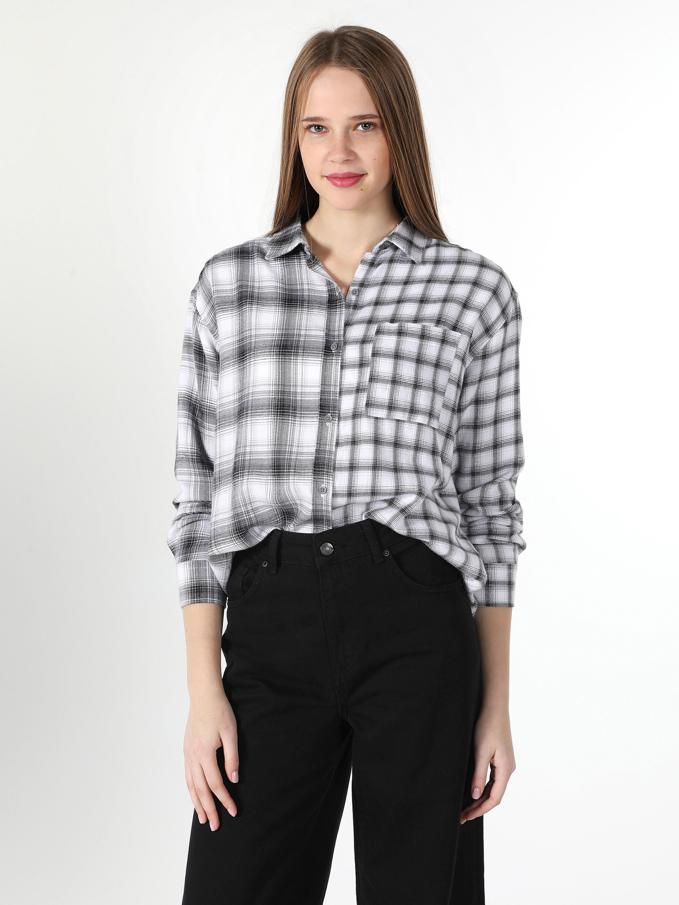 Рубашка повседневная Colin’s модель CL1060146GRA Фото