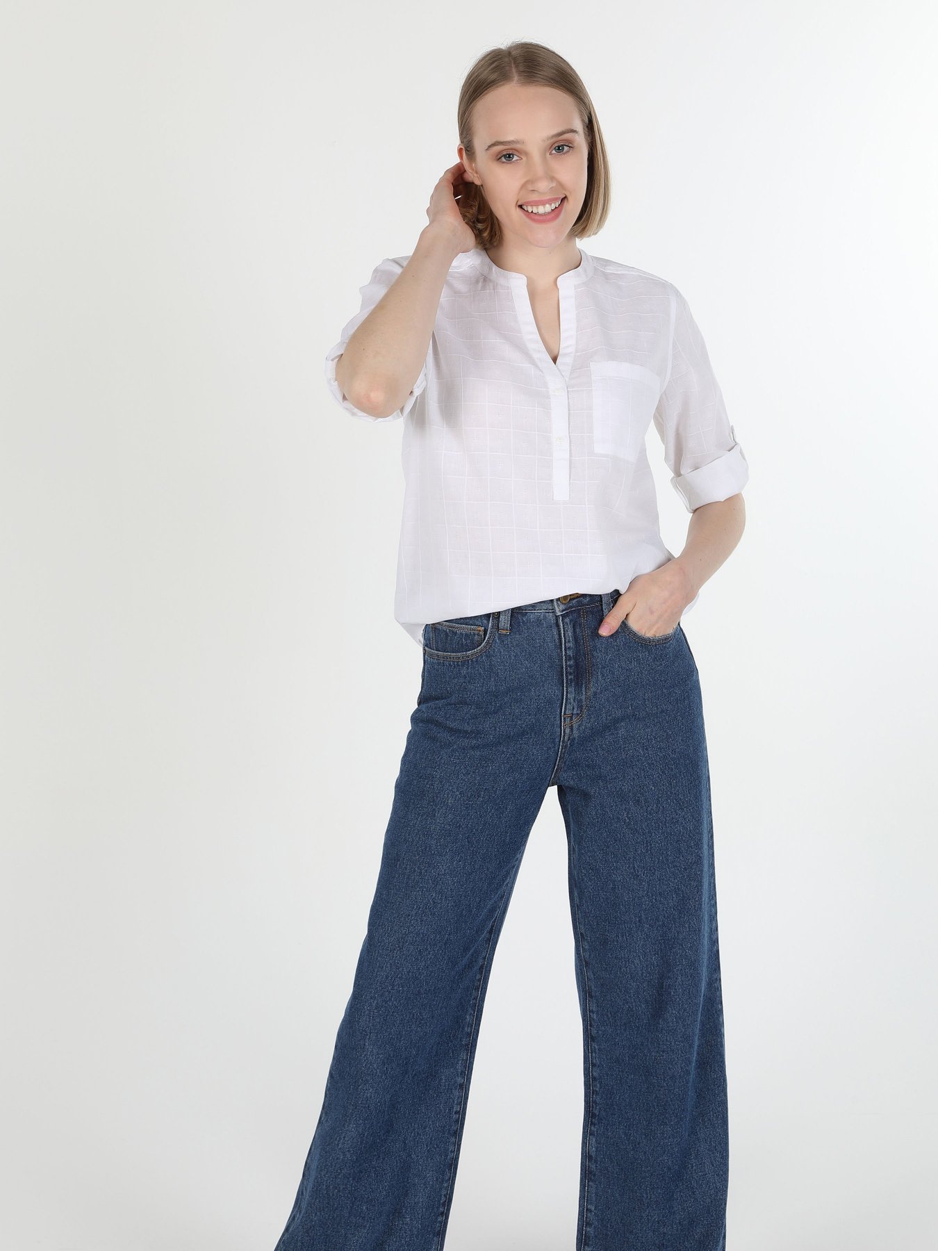 Сорочка Colin’s модель CL1060147WHT Фото