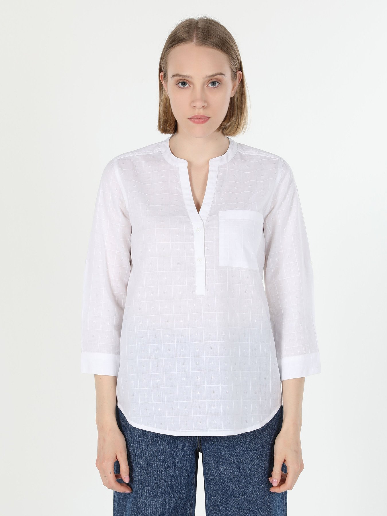 Сорочка Colin’s модель CL1060147WHT Фото