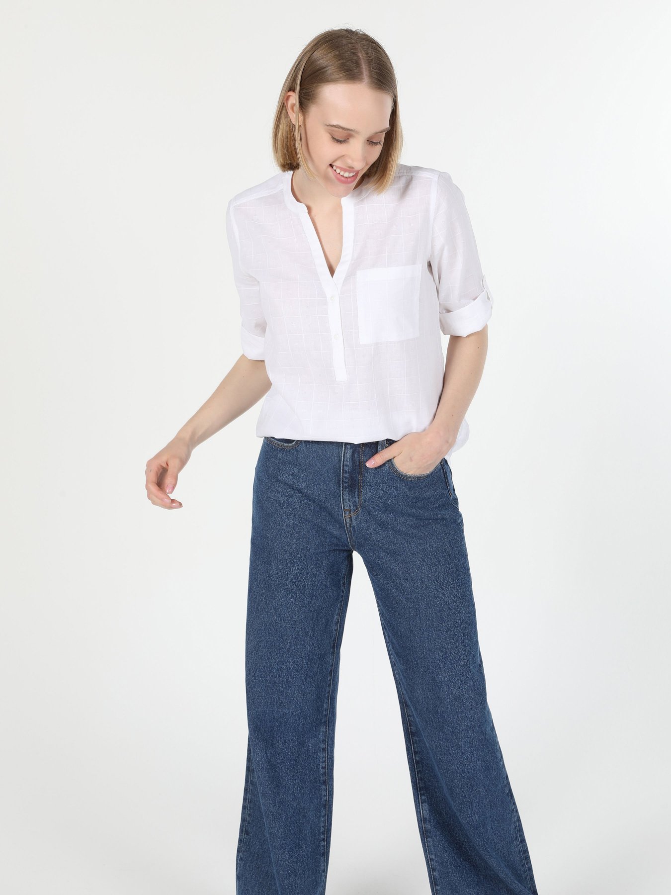 Сорочка Colin’s модель CL1060147WHT Фото