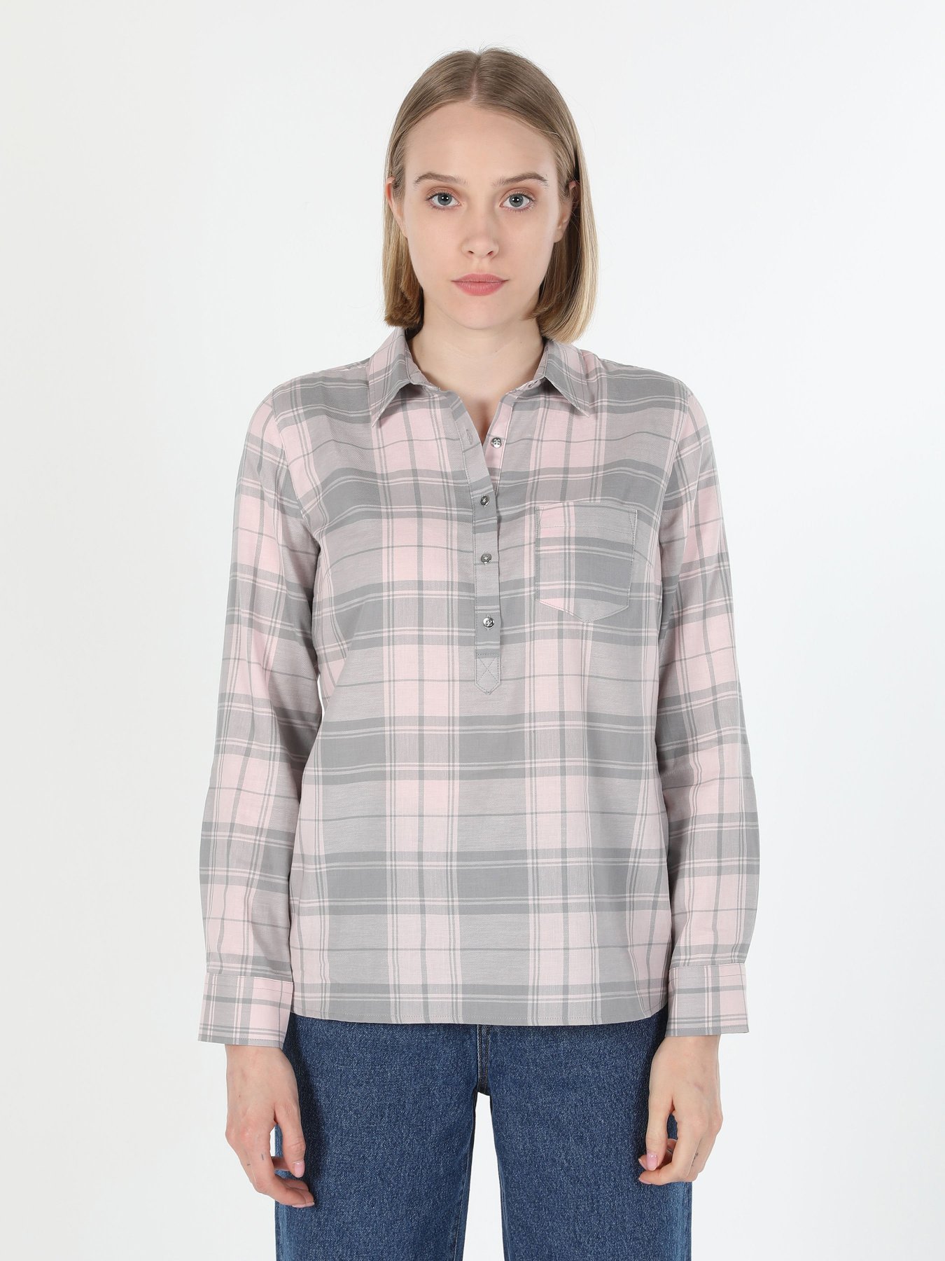 Рубашка повседневная Colin’s модель CL1060150GRA Фото