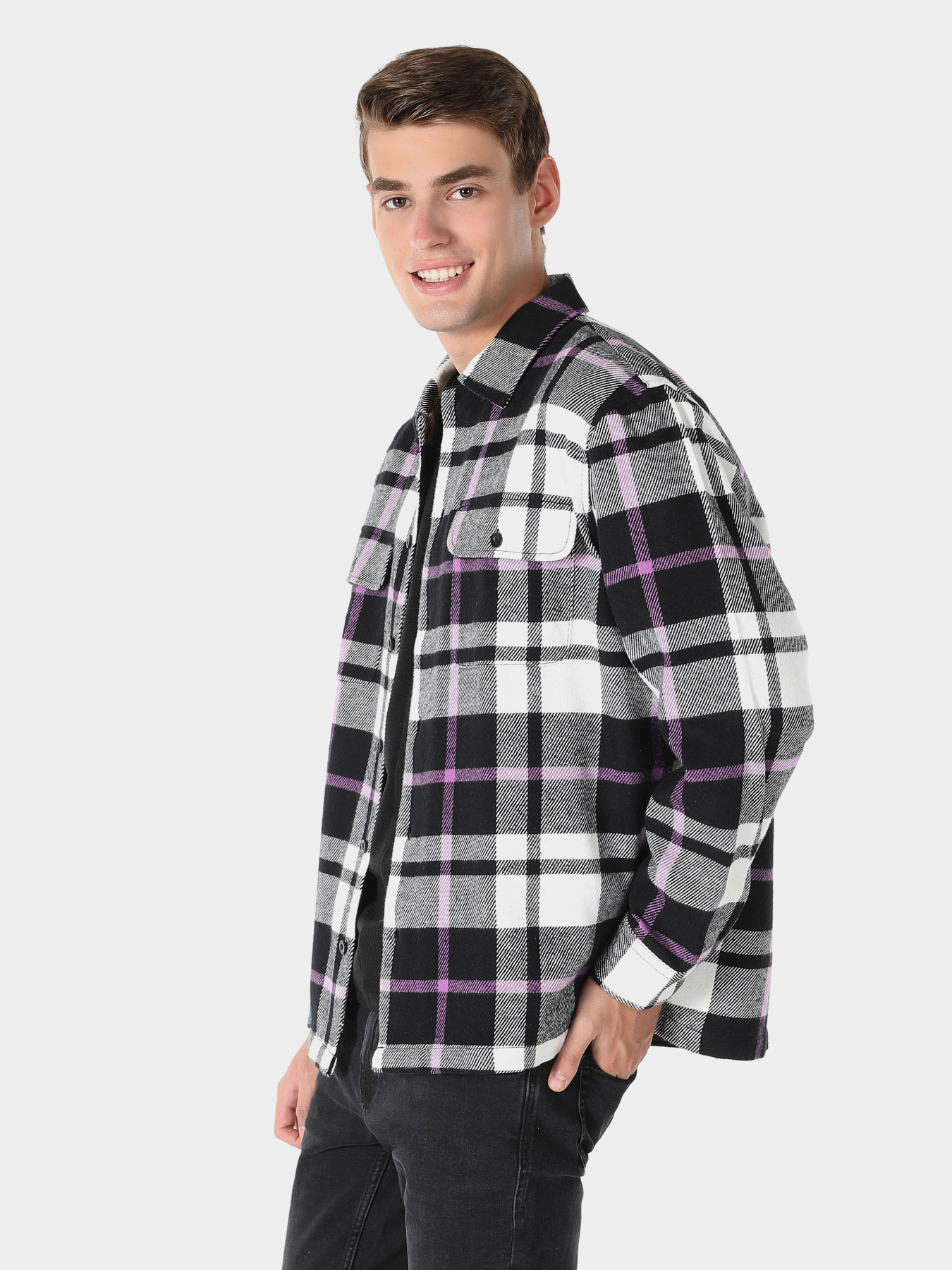 Сорочка повсякденна Colin’s модель CL1060485BLK Фото