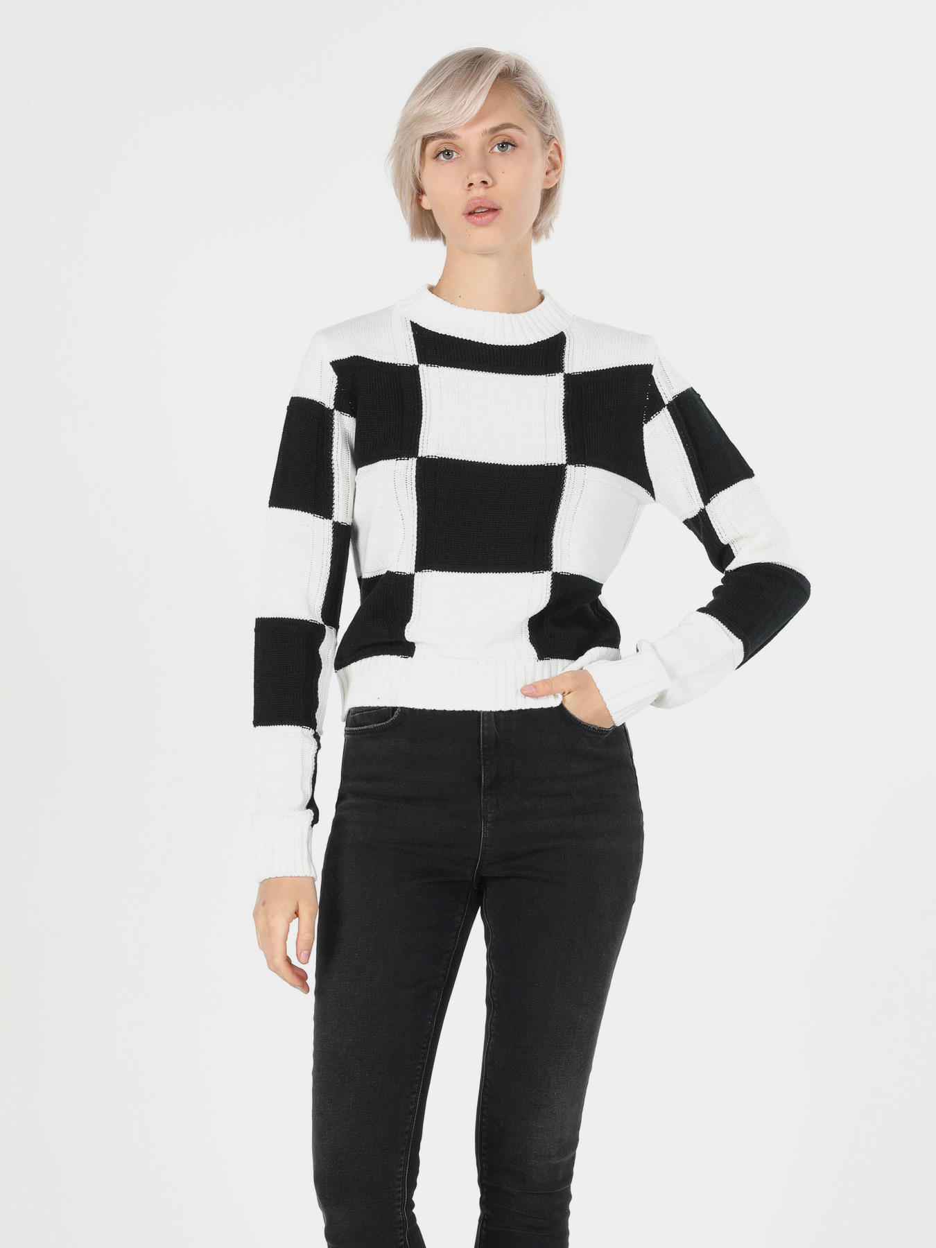 Джемпер Colin’s модель CL1060702OFW Фото