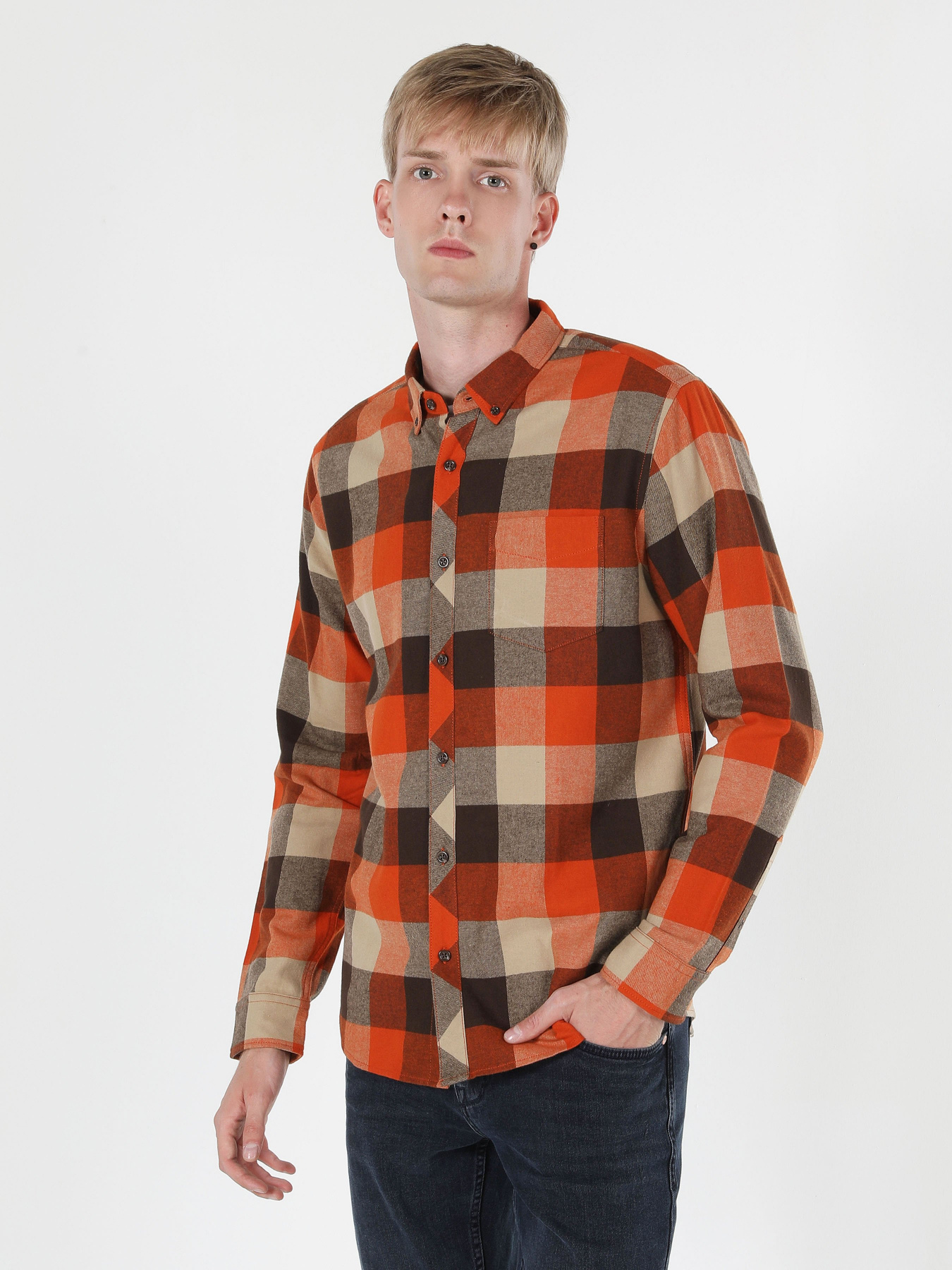 Рубашка повседневная Colin’s модель CL1060905BOR Фото