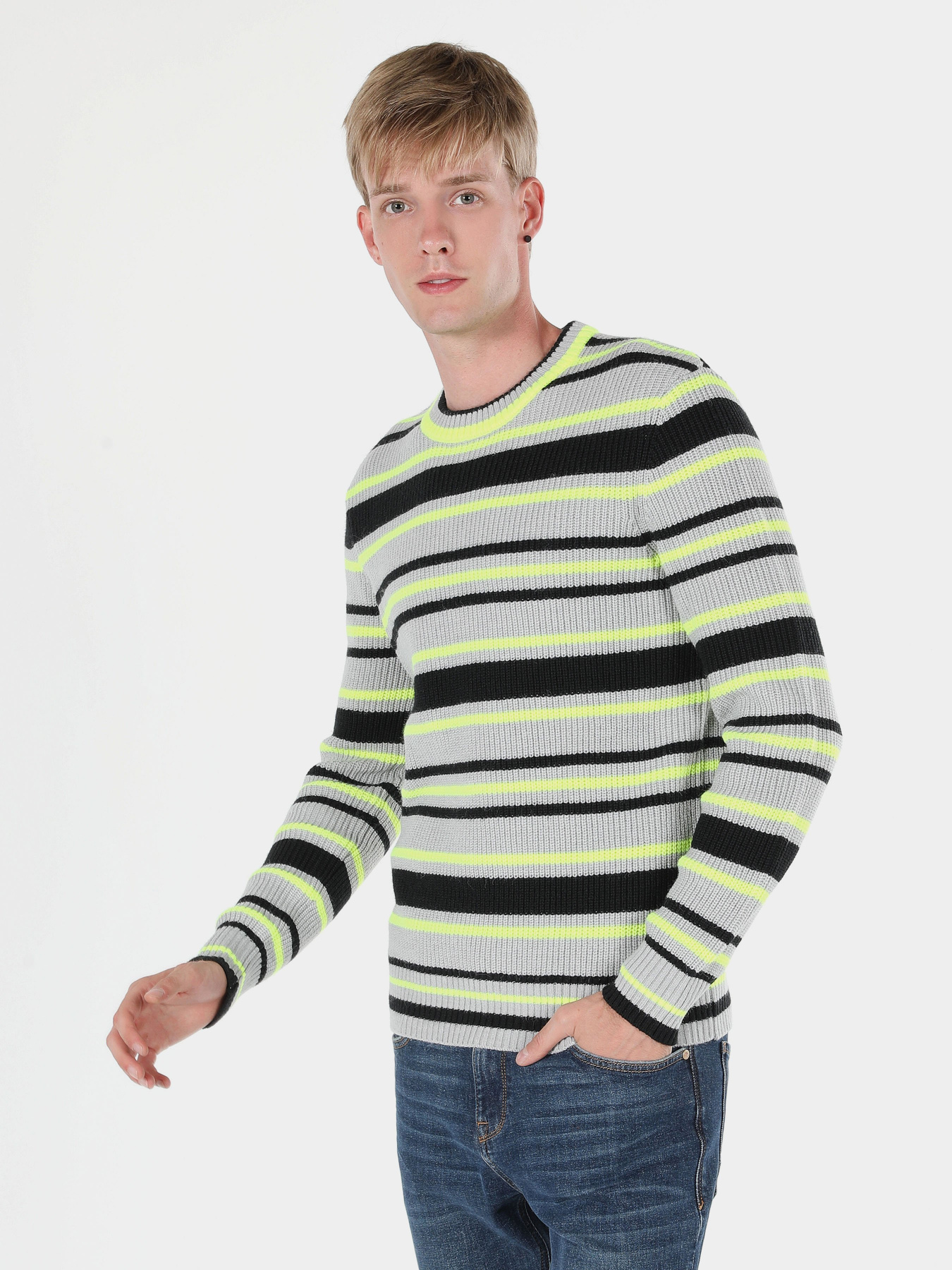 Джемпер Colin’s модель CL1060917LGM Фото