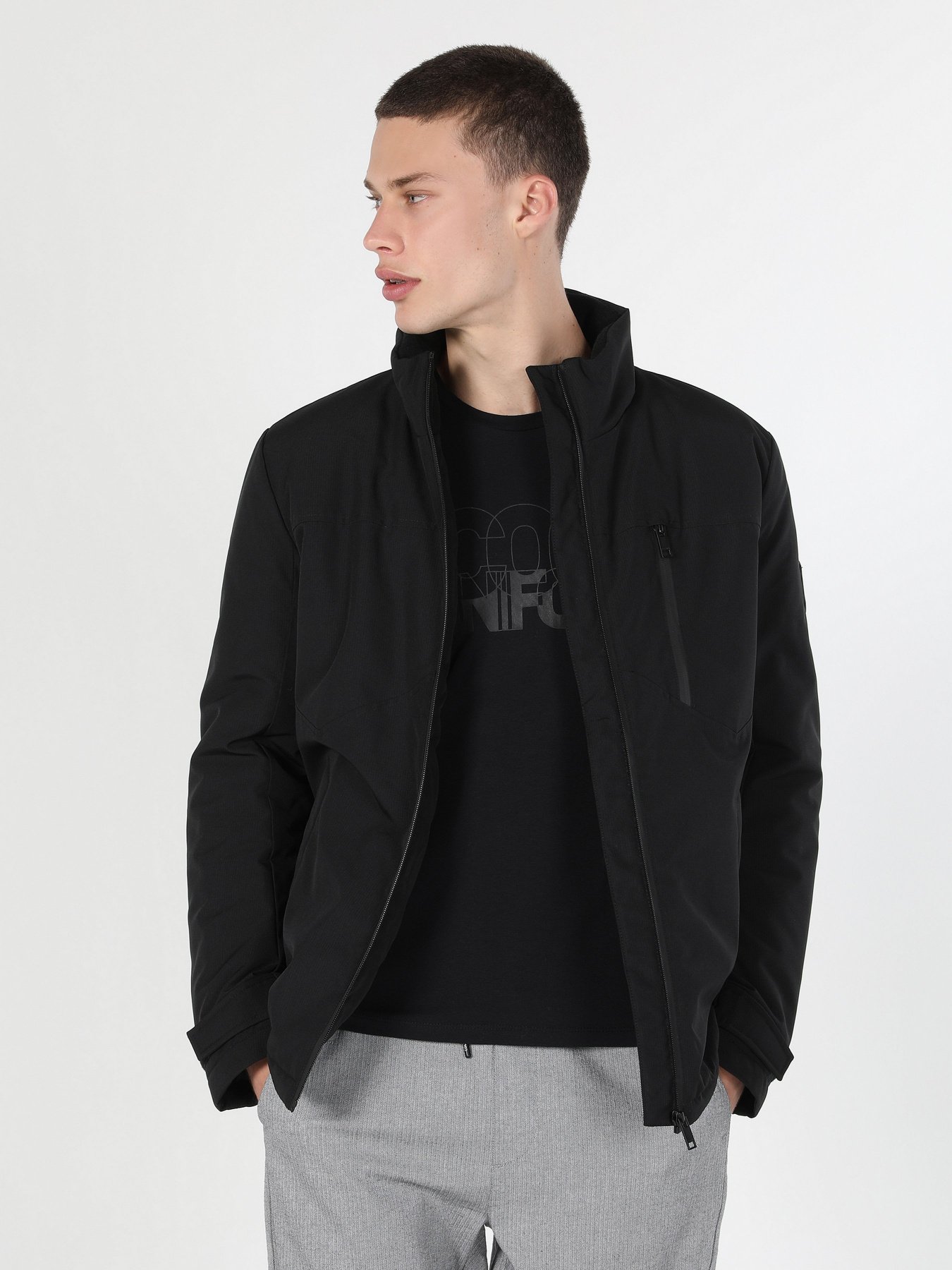 Демісезонна куртка Colin’s модель CL1060976BLK Фото