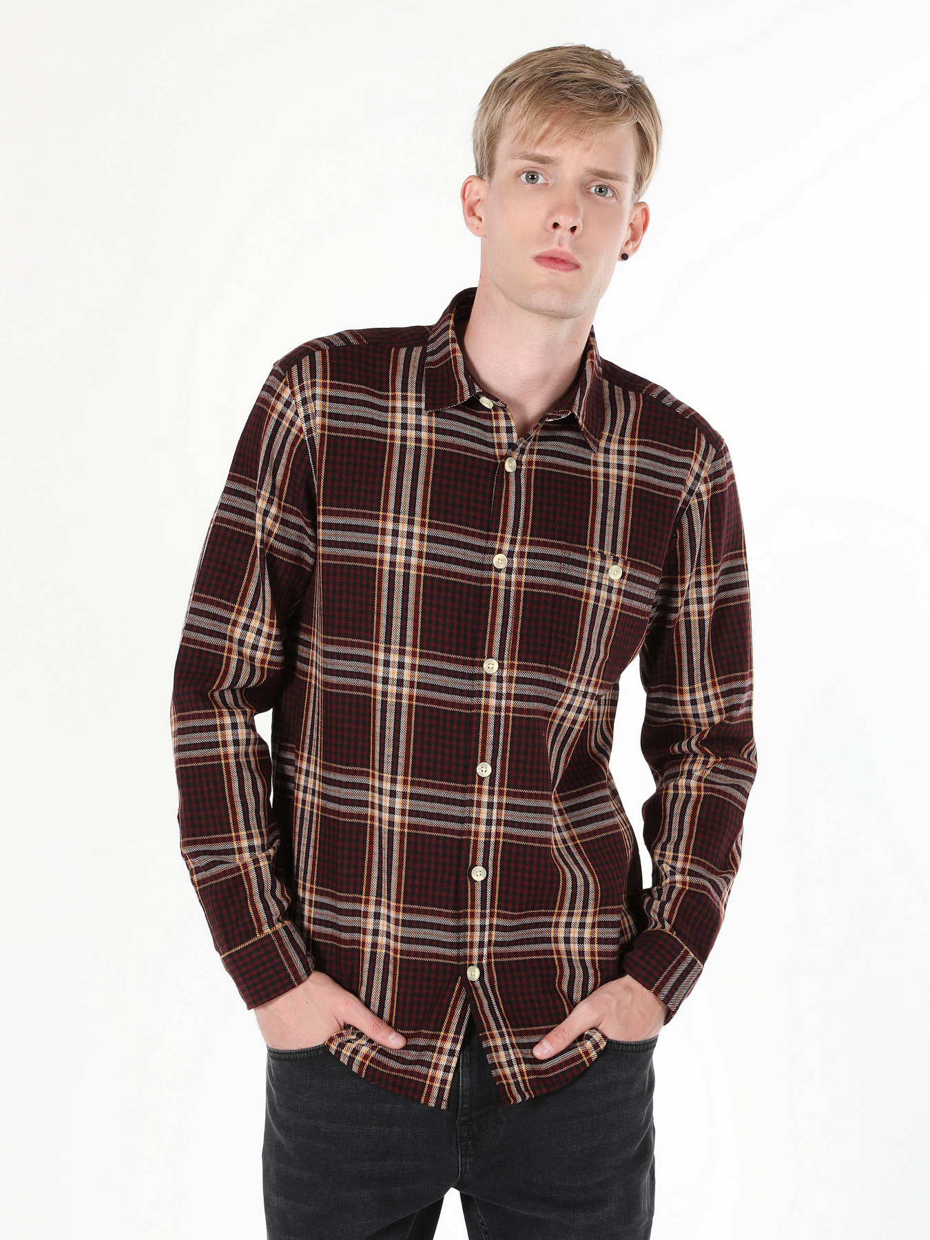 Сорочка повсякденна Colin’s модель CL1061018BRD Фото