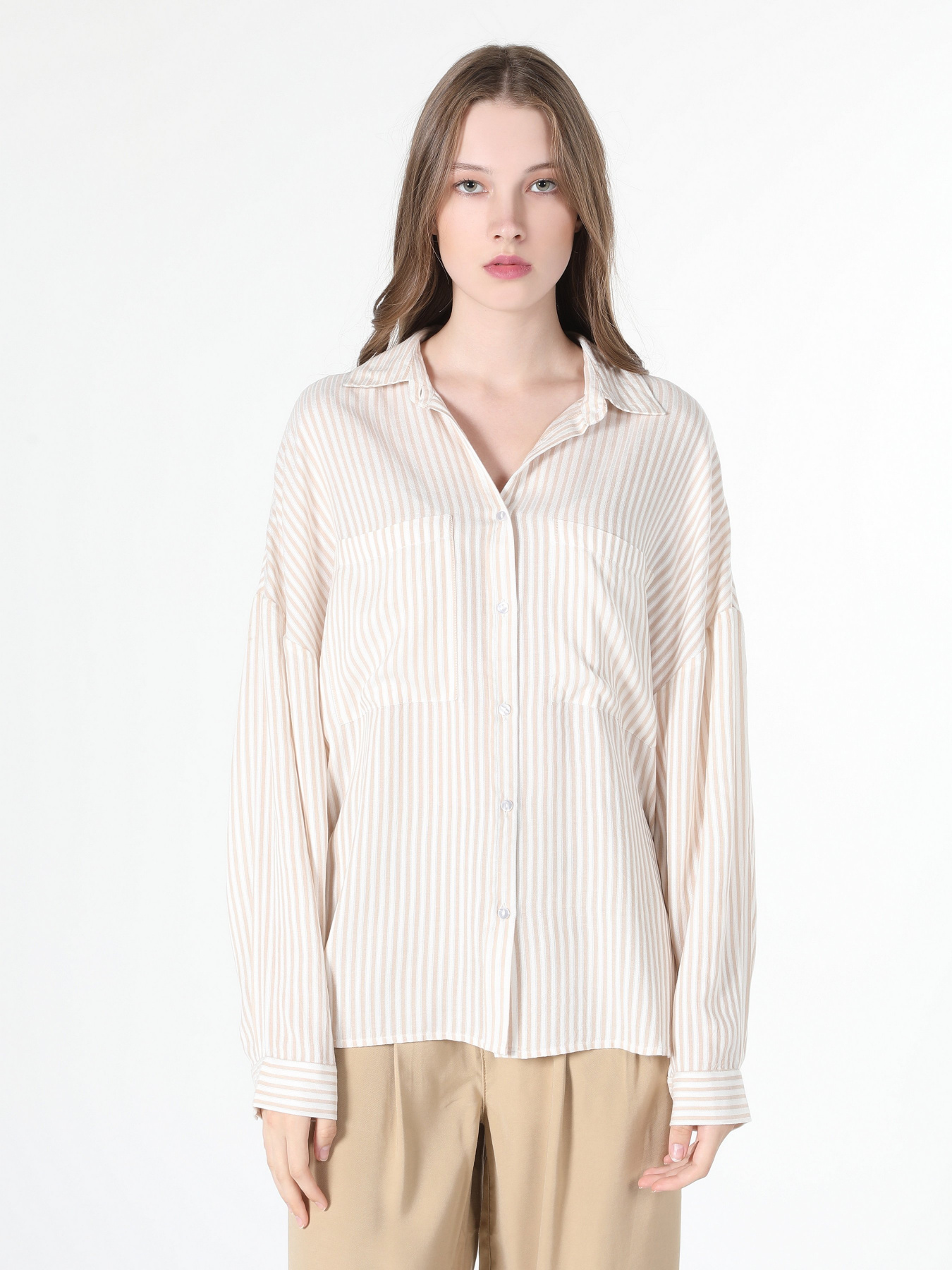 Сорочка повсякденна Colin’s модель CL1061046BEI Фото