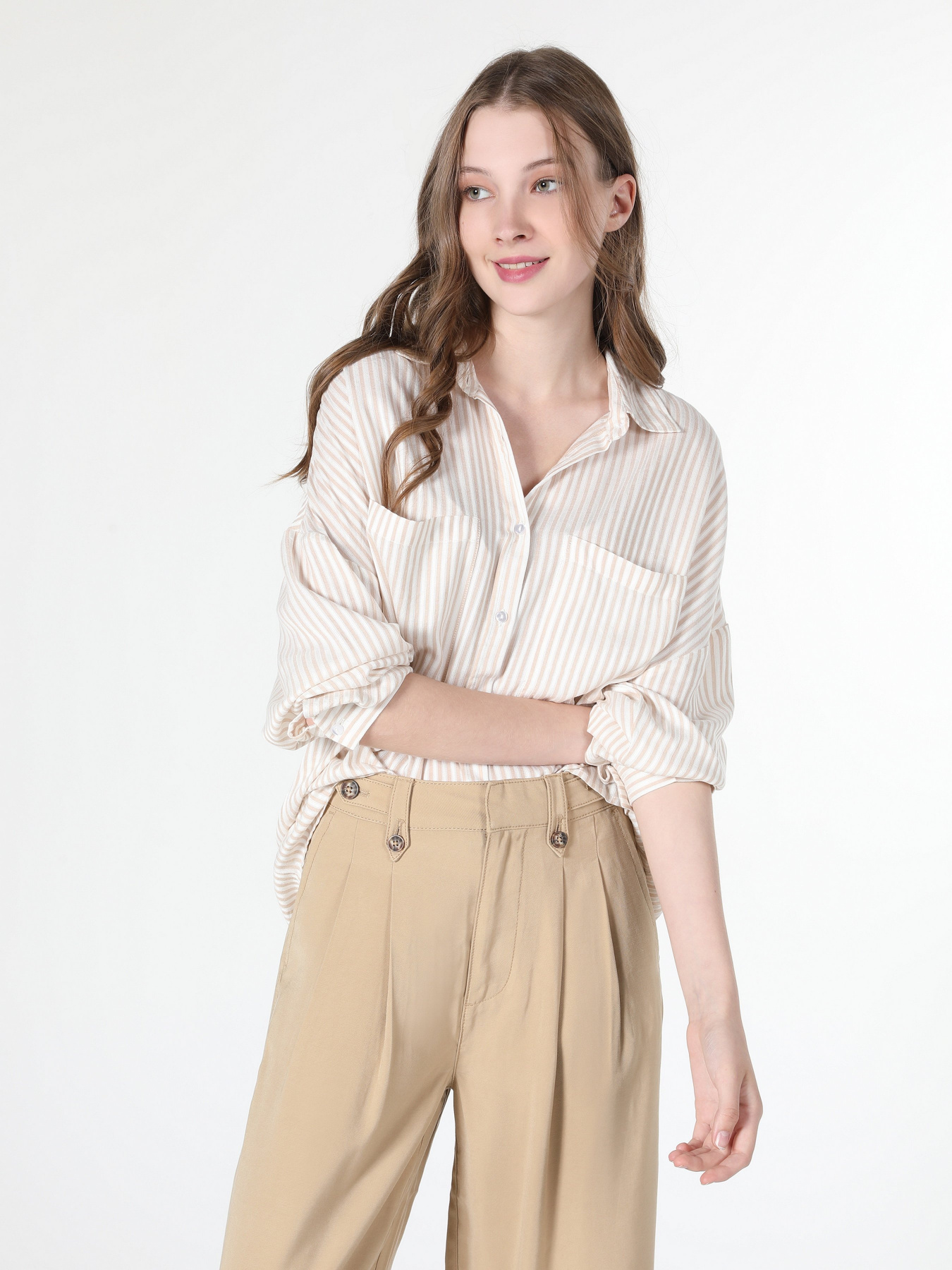 Сорочка повсякденна Colin’s модель CL1061046BEI Фото