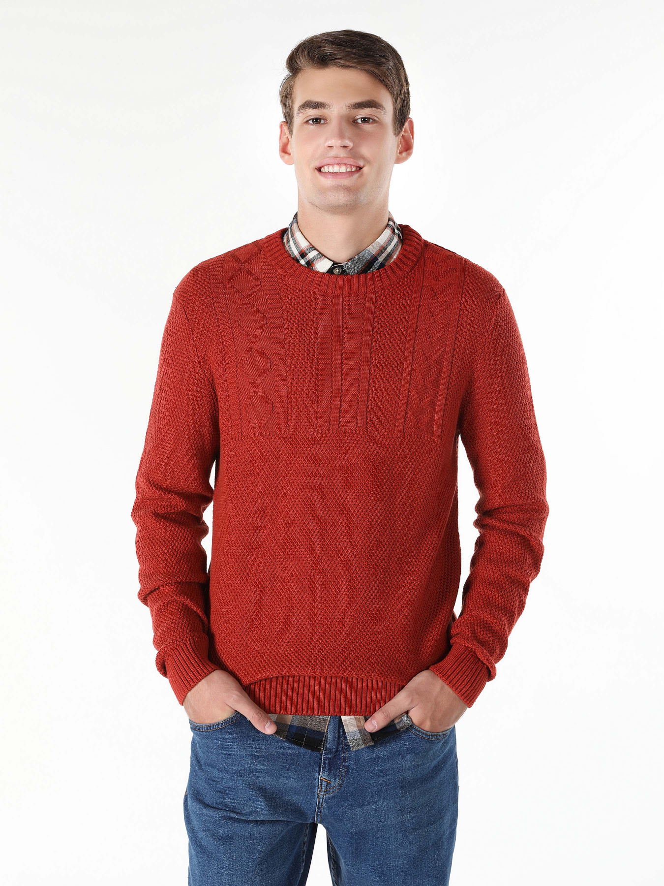 Джемпер Colin’s модель CL1061063COR Фото