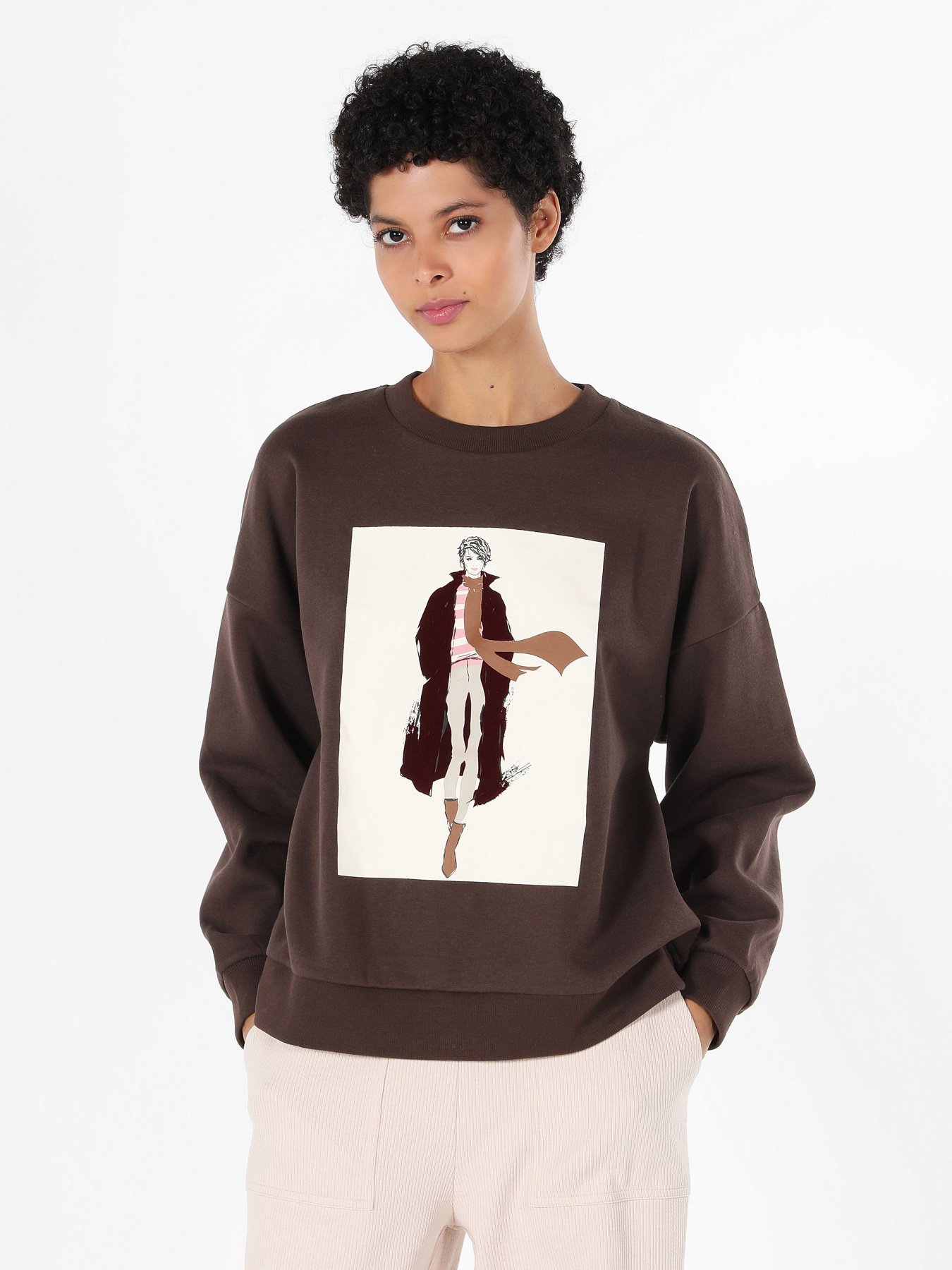 Свитшот Colin’s модель CL1061081DBR Фото