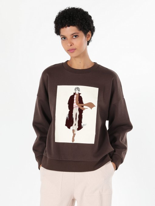 Свитшот Colin’s модель CL1061081DBR Фото