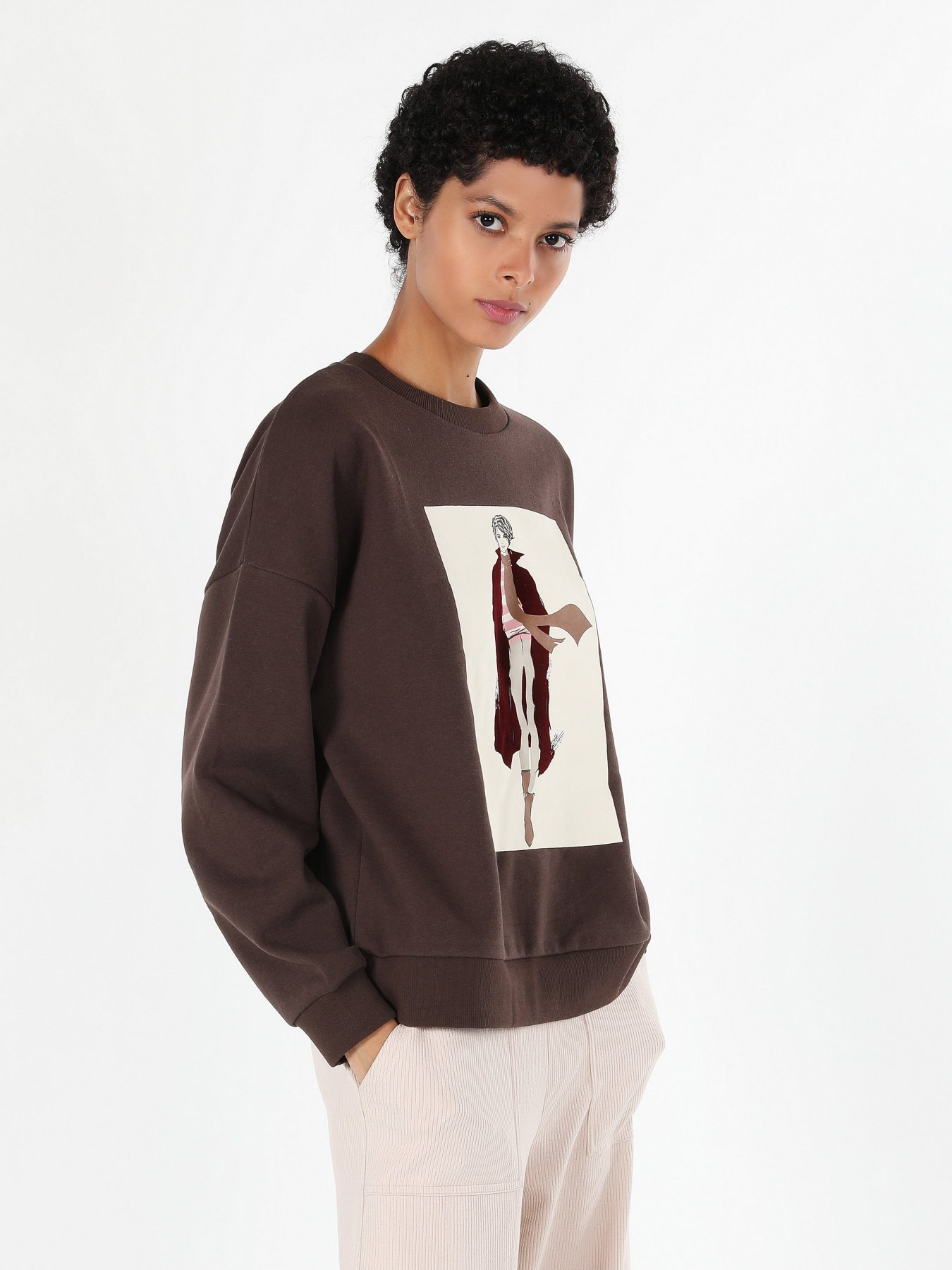 Свитшот Colin’s модель CL1061081DBR Фото