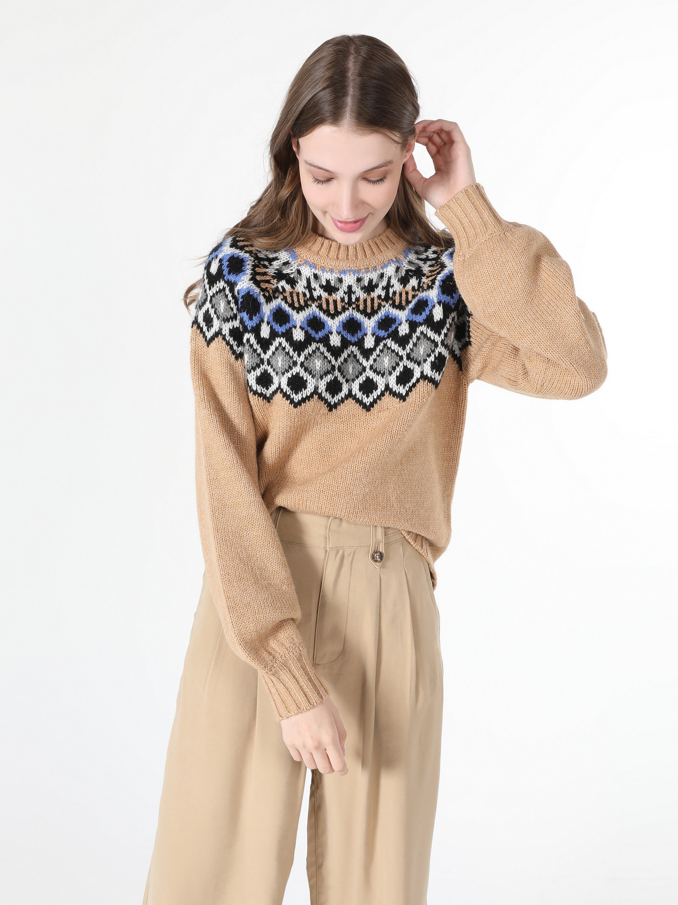 Джемпер Colin’s модель CL1061362BEI Фото