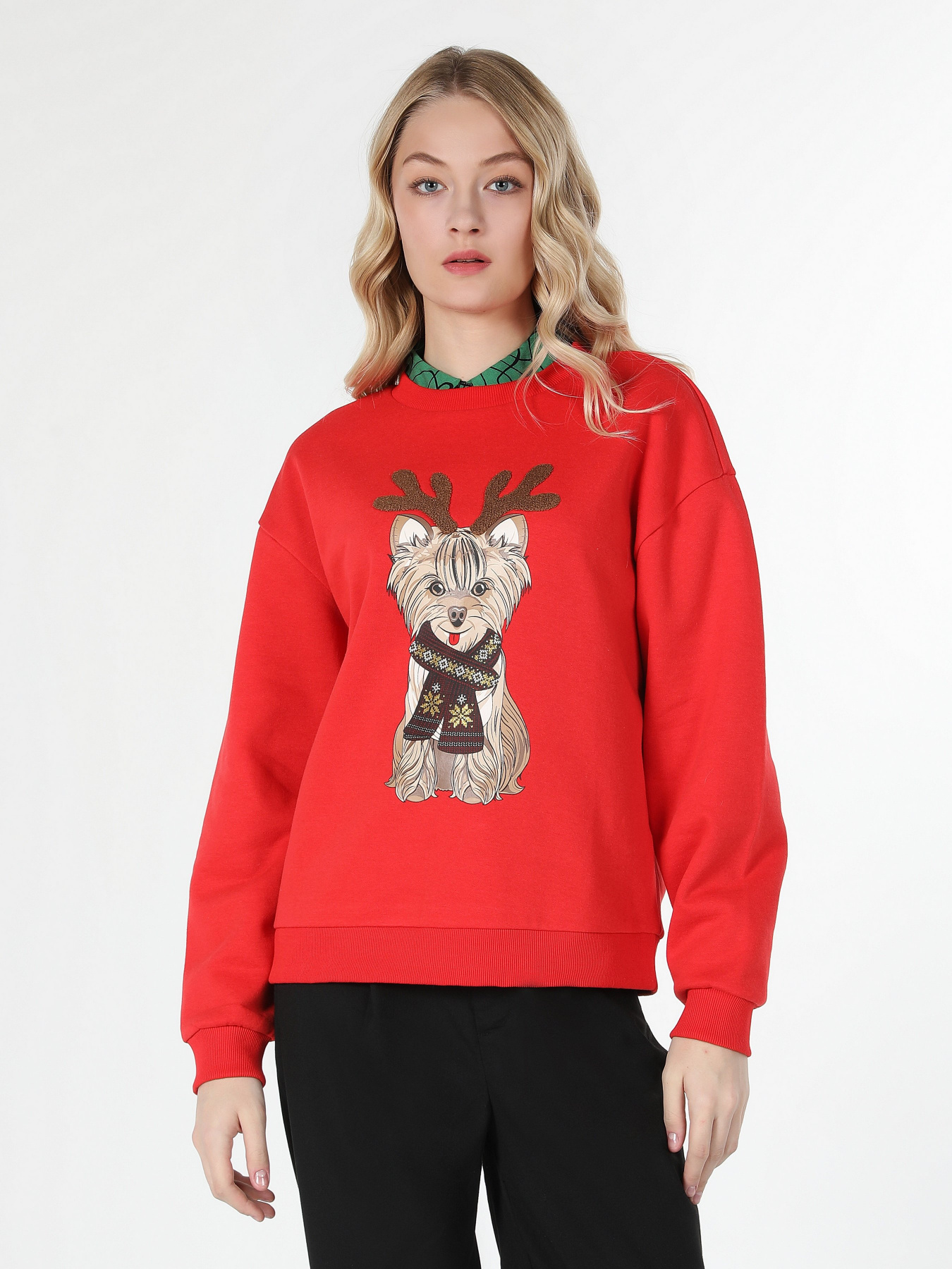 Свитшот Colin’s модель CL1061489RED Фото