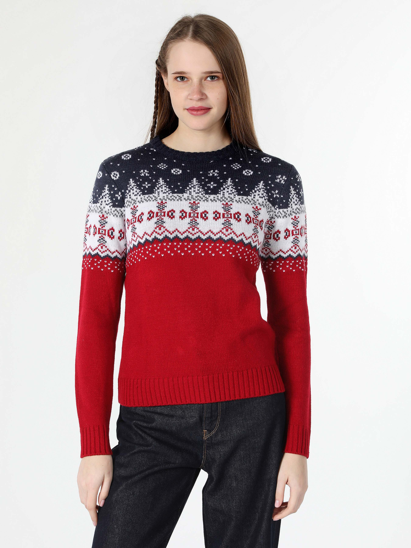 Джемпер Colin’s модель CL1061493RED Фото