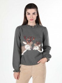 Джемпер Colin’s модель CL1061495ANT Фото