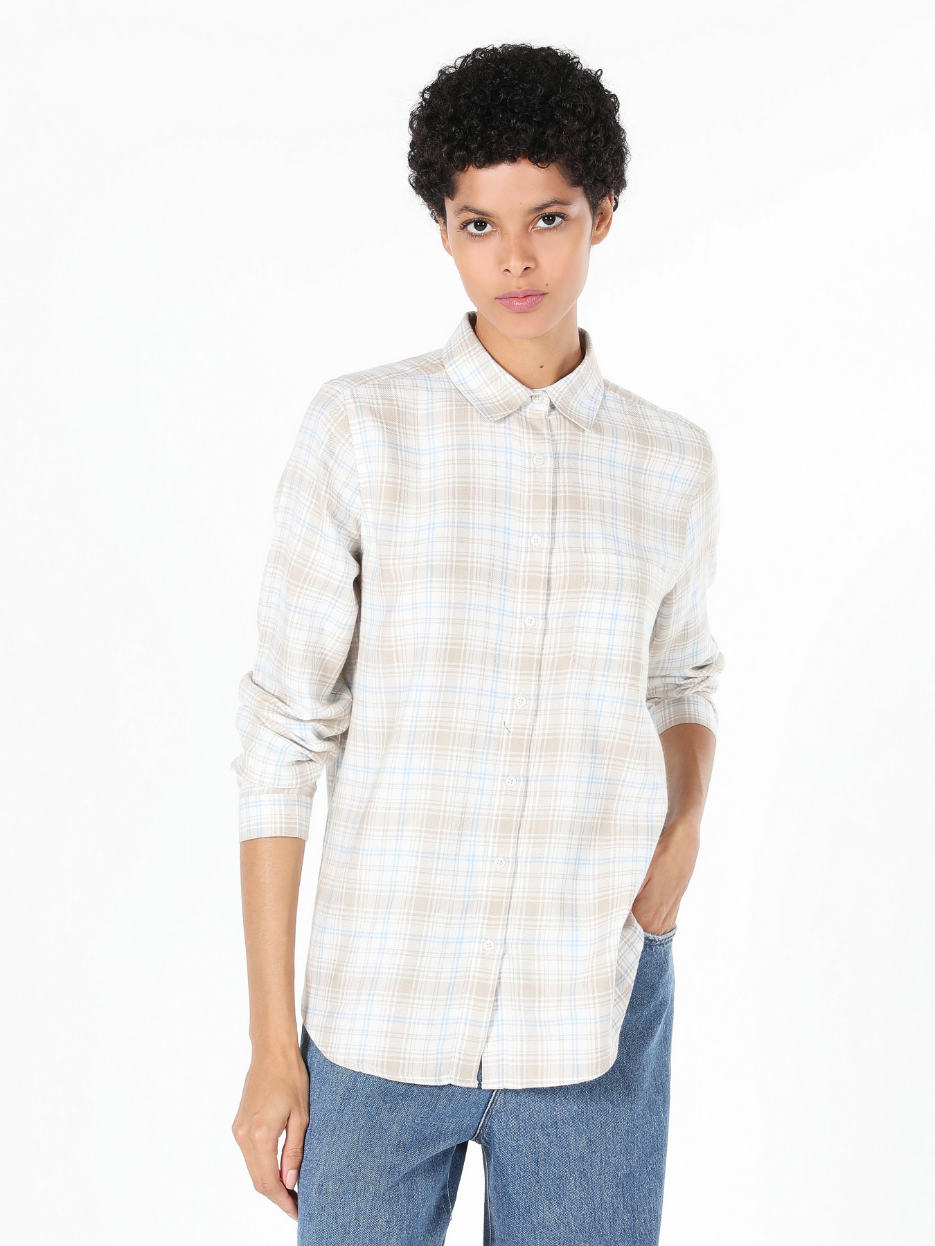 Сорочка повсякденна Colin’s модель CL1061496BEI Фото