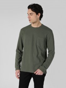 Лонгслив Colin’s модель CL1061770GRN Фото