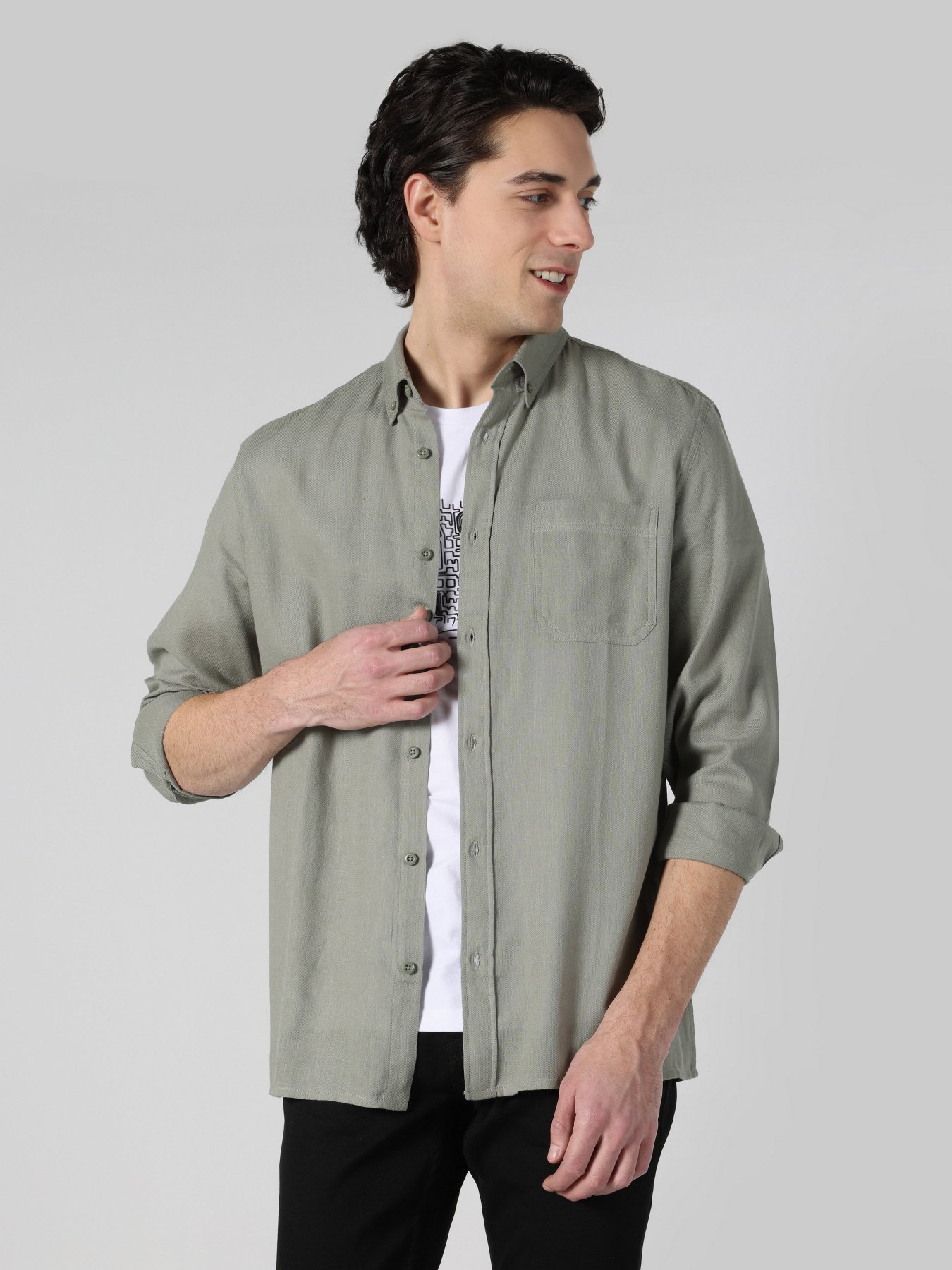 Сорочка повсякденна Colin’s модель CL1062133KHA Фото