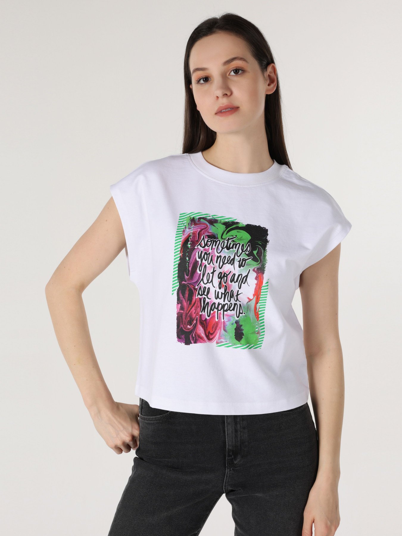 Футболка Colin’s модель CL1063320WHT Фото