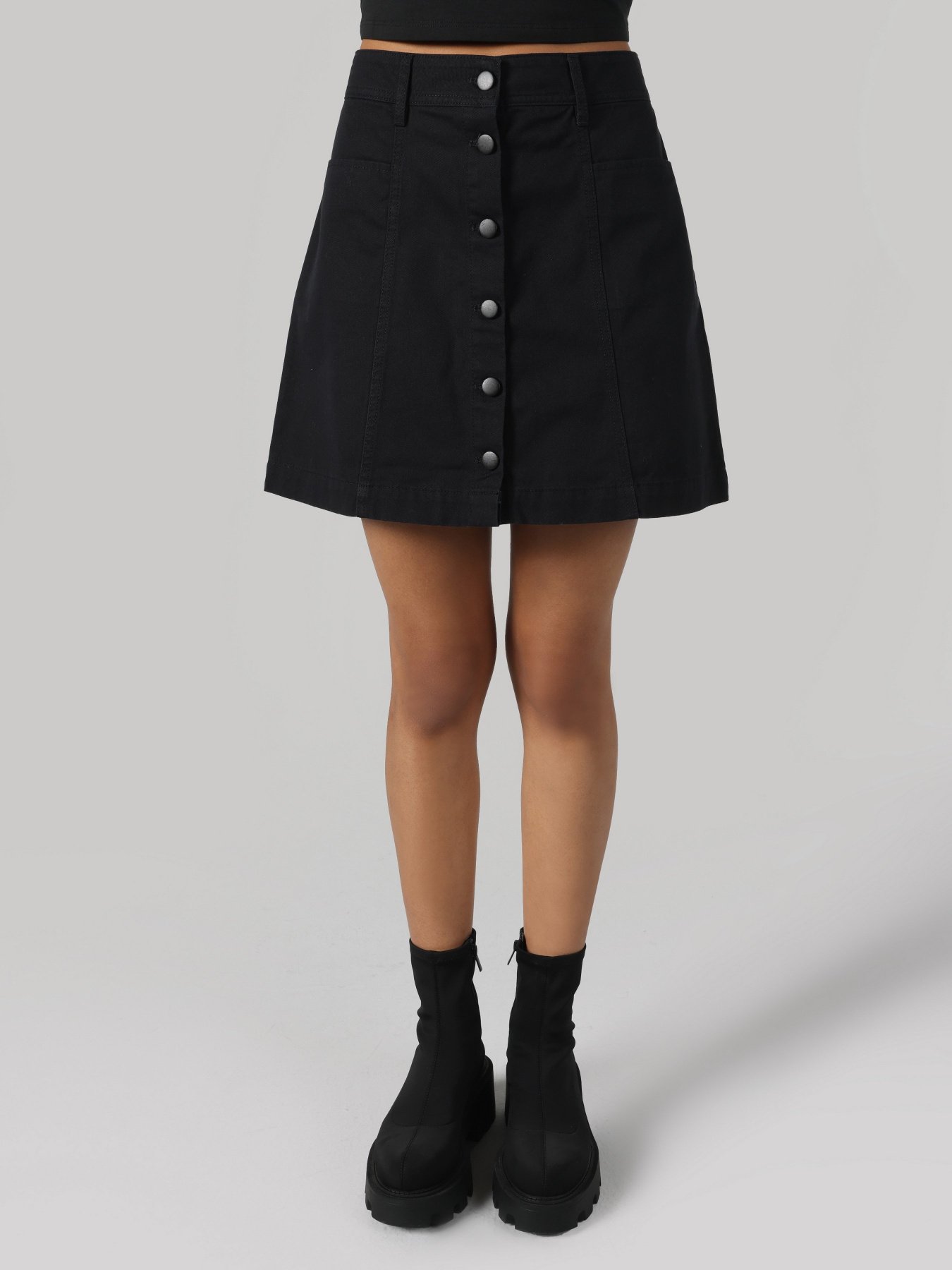 Юбка мини Colin’s модель CL1051415BLK Фото