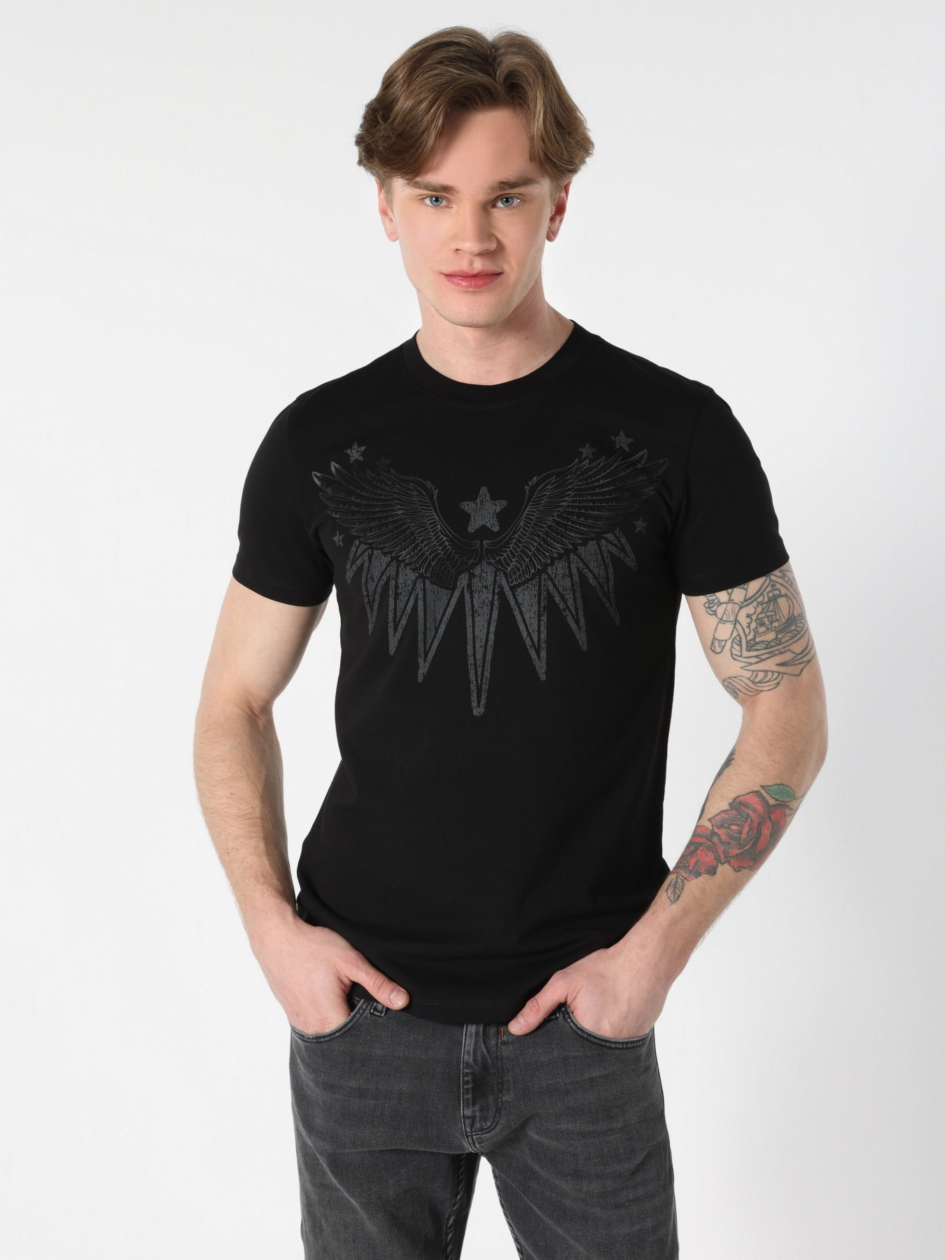 Футболка Colin’s модель CL1052838BLK Фото