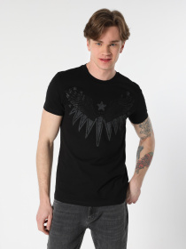 Футболка Colin’s модель CL1052838BLK Фото