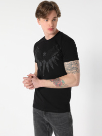 Футболка Colin’s модель CL1052838BLK Футболка Colin’s модель CL1052838BLK Фото