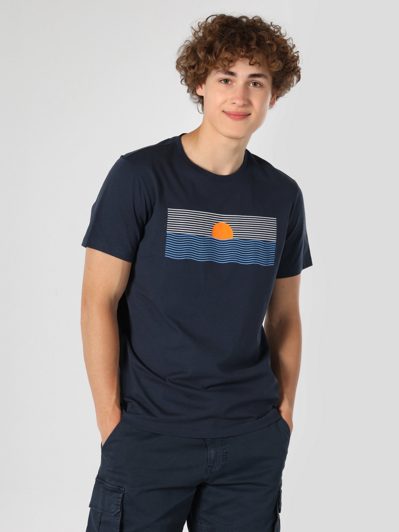 Футболка Colin’s модель CL1058834BLU Фото