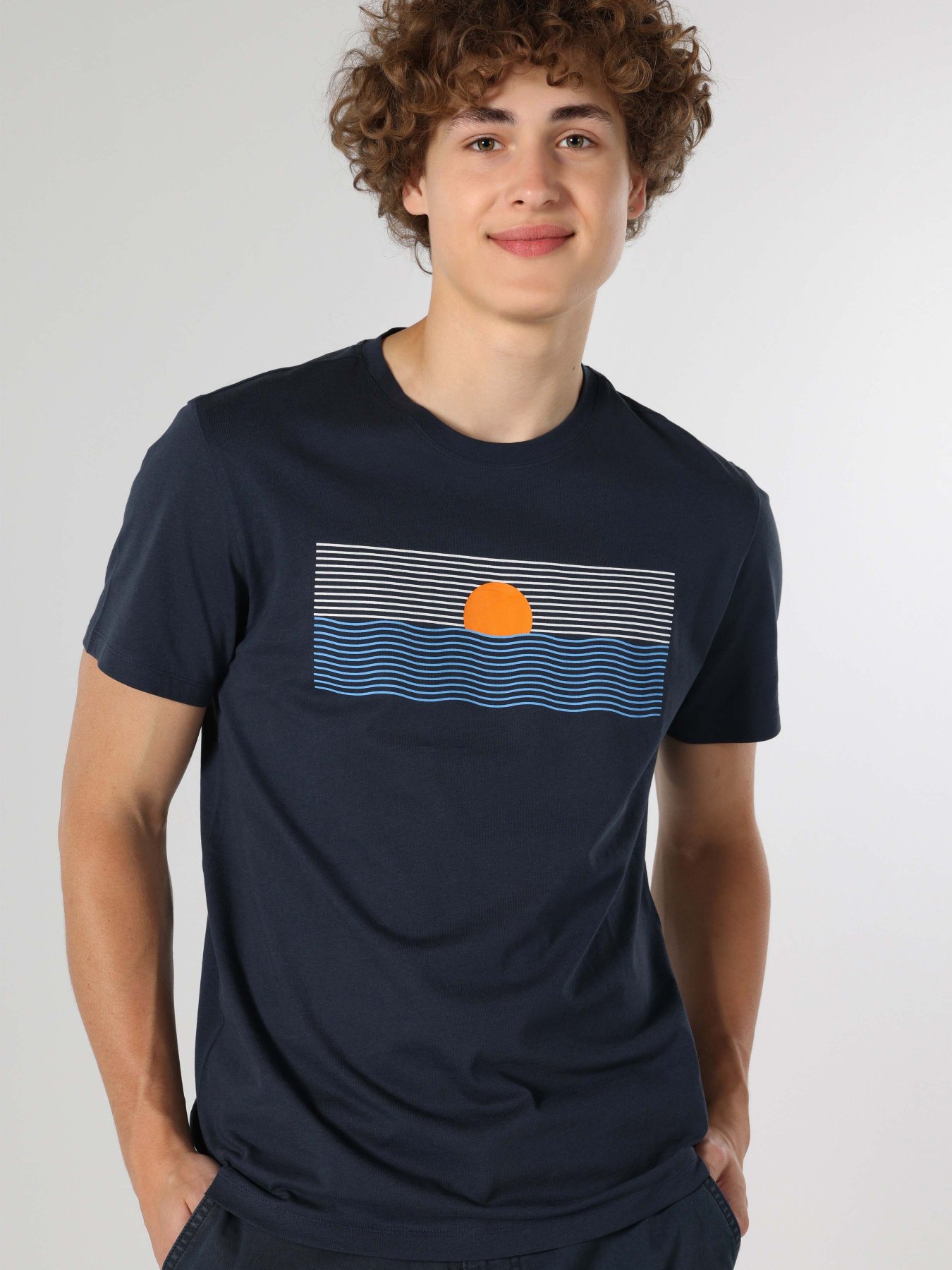 Футболка Colin’s модель CL1058834BLU Фото