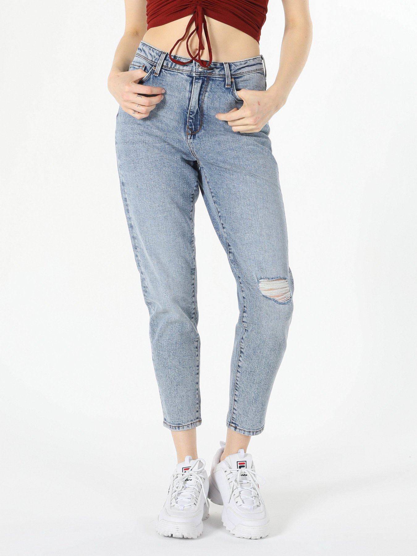 Прямые джинсы Colin’s модель CL1059535DN42135 Фото