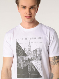 Футболка Colin’s модель CL1059591WHT Фото