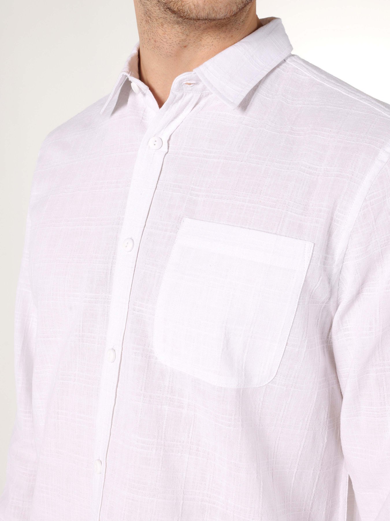 Рубашка повседневная Colin’s модель CL1059609WHT Фото