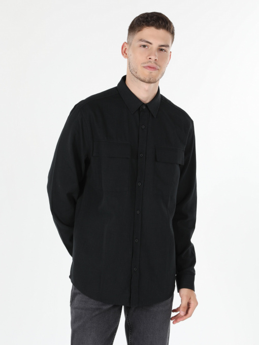 Рубашка повседневная Colin’s модель CL1059810BLK Фото