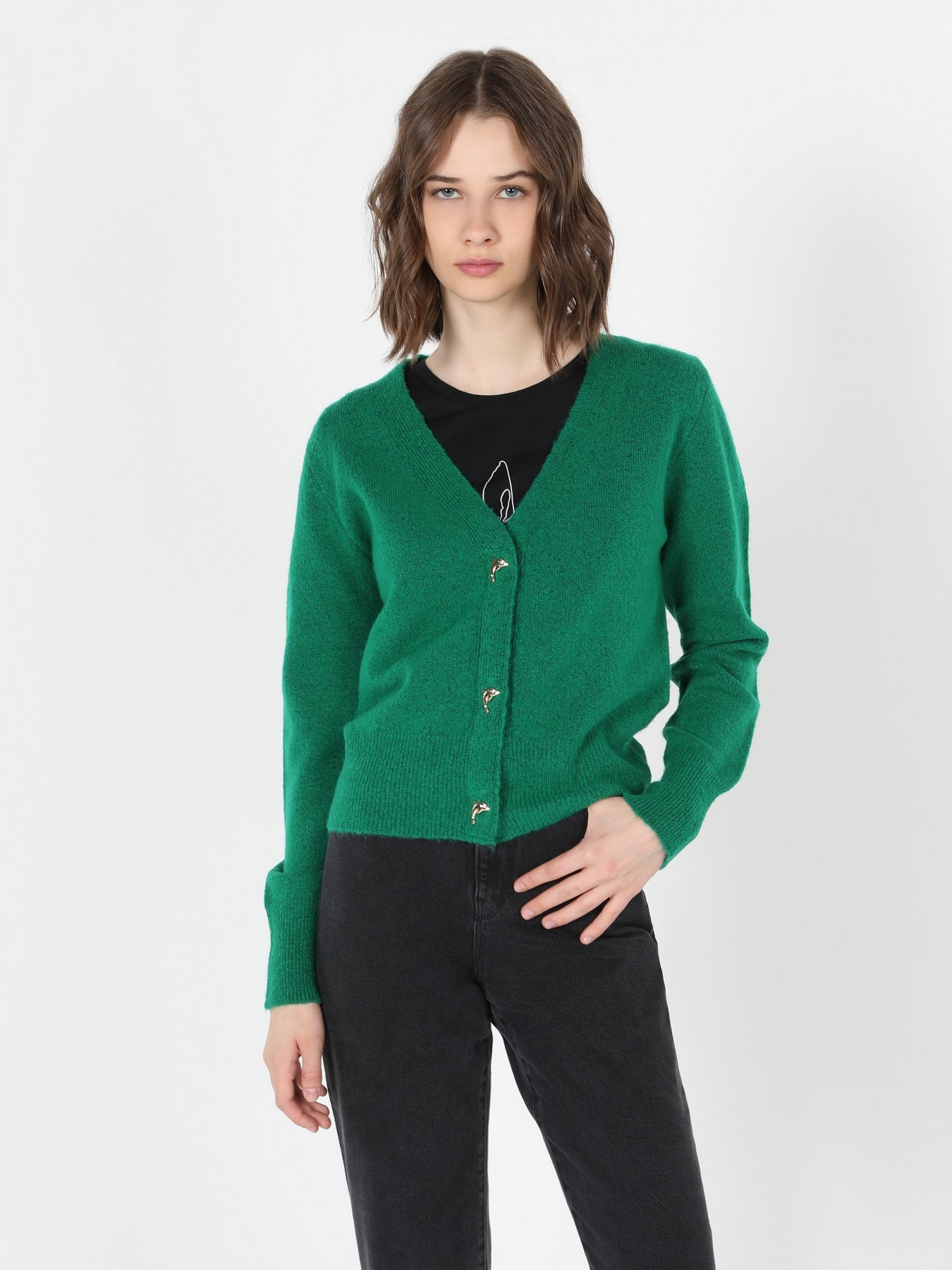 Кардиган Colin’s модель CL1060698GRN Фото