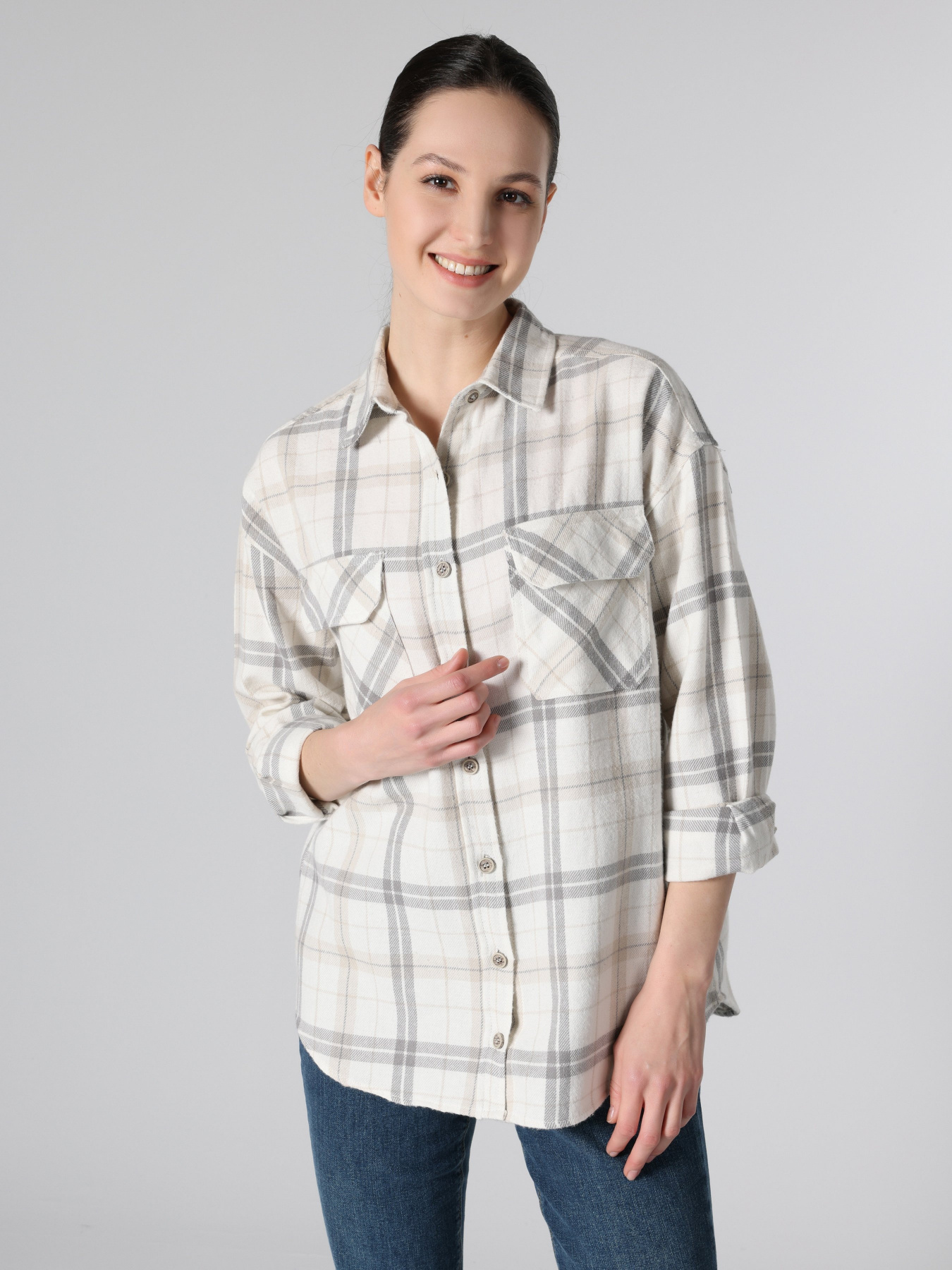 Рубашка повседневная Colin’s модель CL1061055BEI Рубашка повседневная Colin’s модель CL1061055BEI Фото