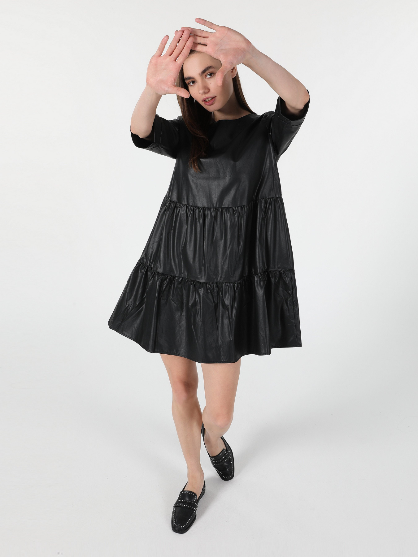 Сукня міні Colin’s модель CL1061061BLK Фото