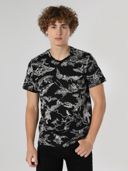 Футболка Colin’s модель CL1061147BLK Фото