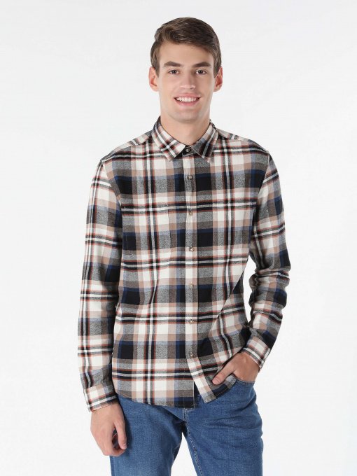 Сорочка Colin’s модель CL1061370BEI Фото