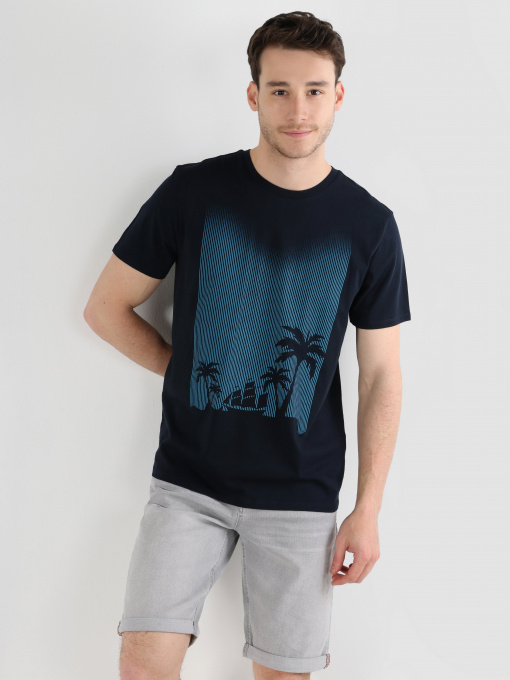 Футболка Colin’s модель CL1061564NAV Фото