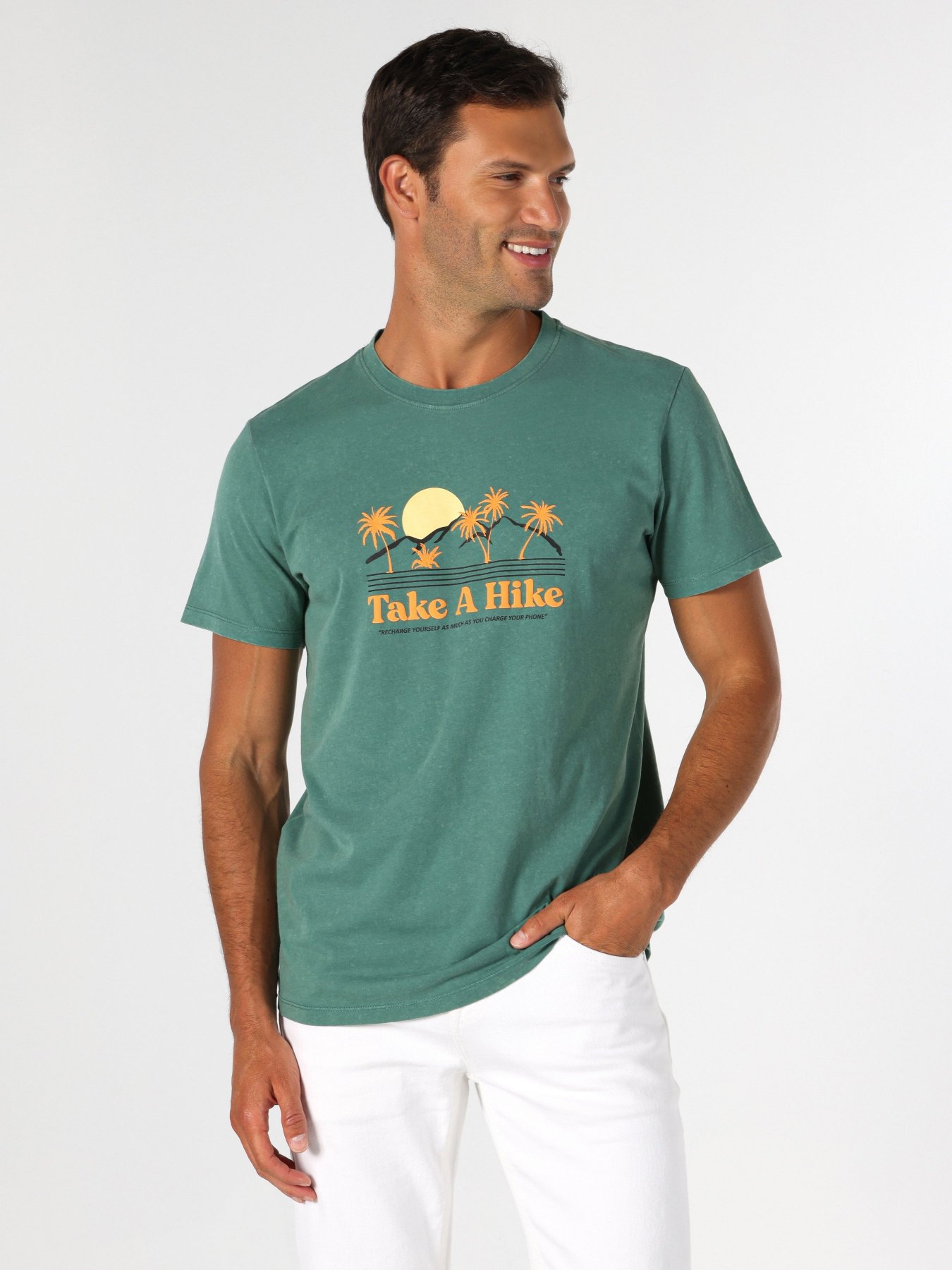 Футболка Colin’s модель CL1061648GRN Футболка Colin’s модель CL1061648GRN Фото