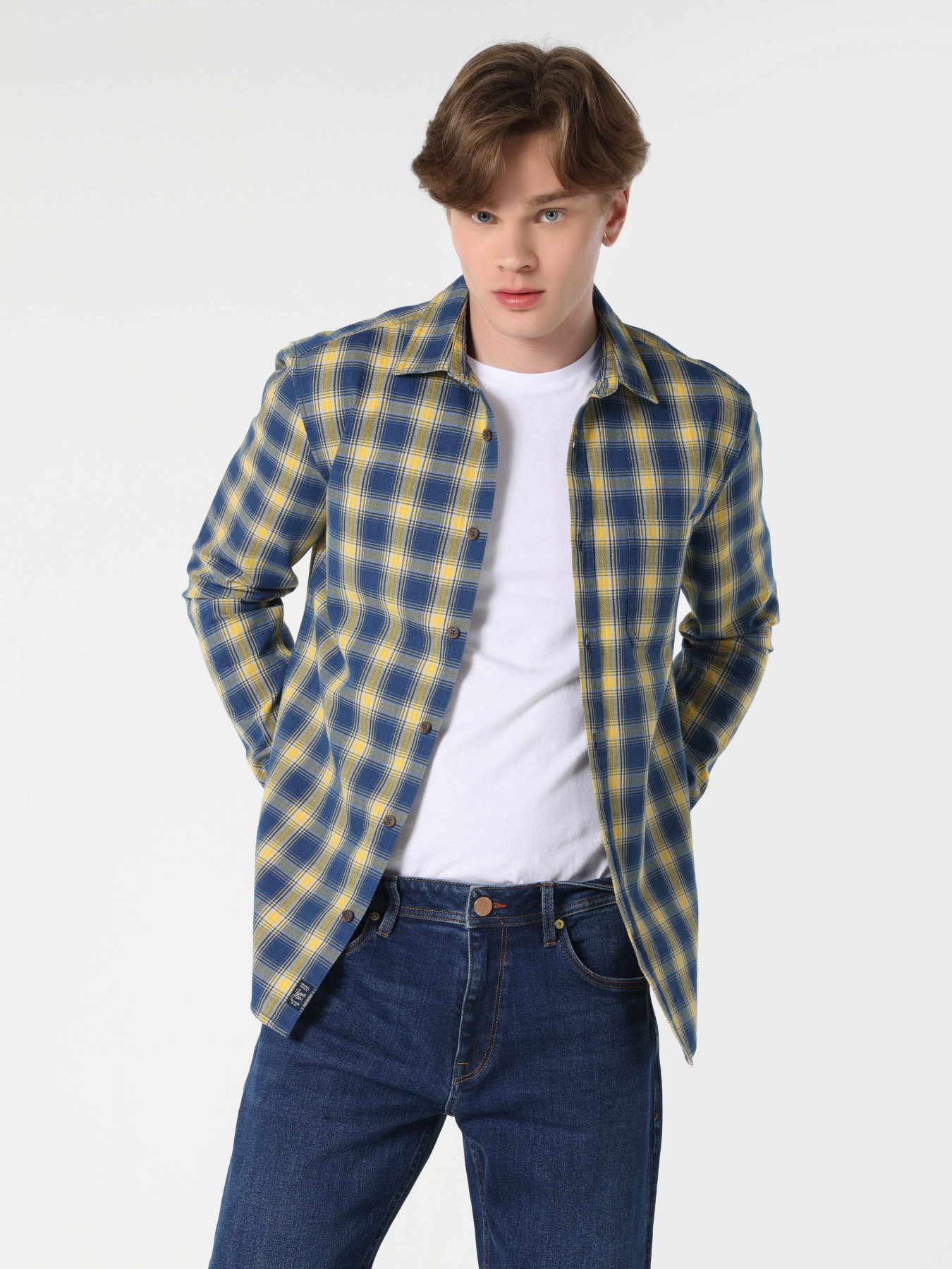 Рубашка повседневная Colin’s модель CL1061650INV Фото