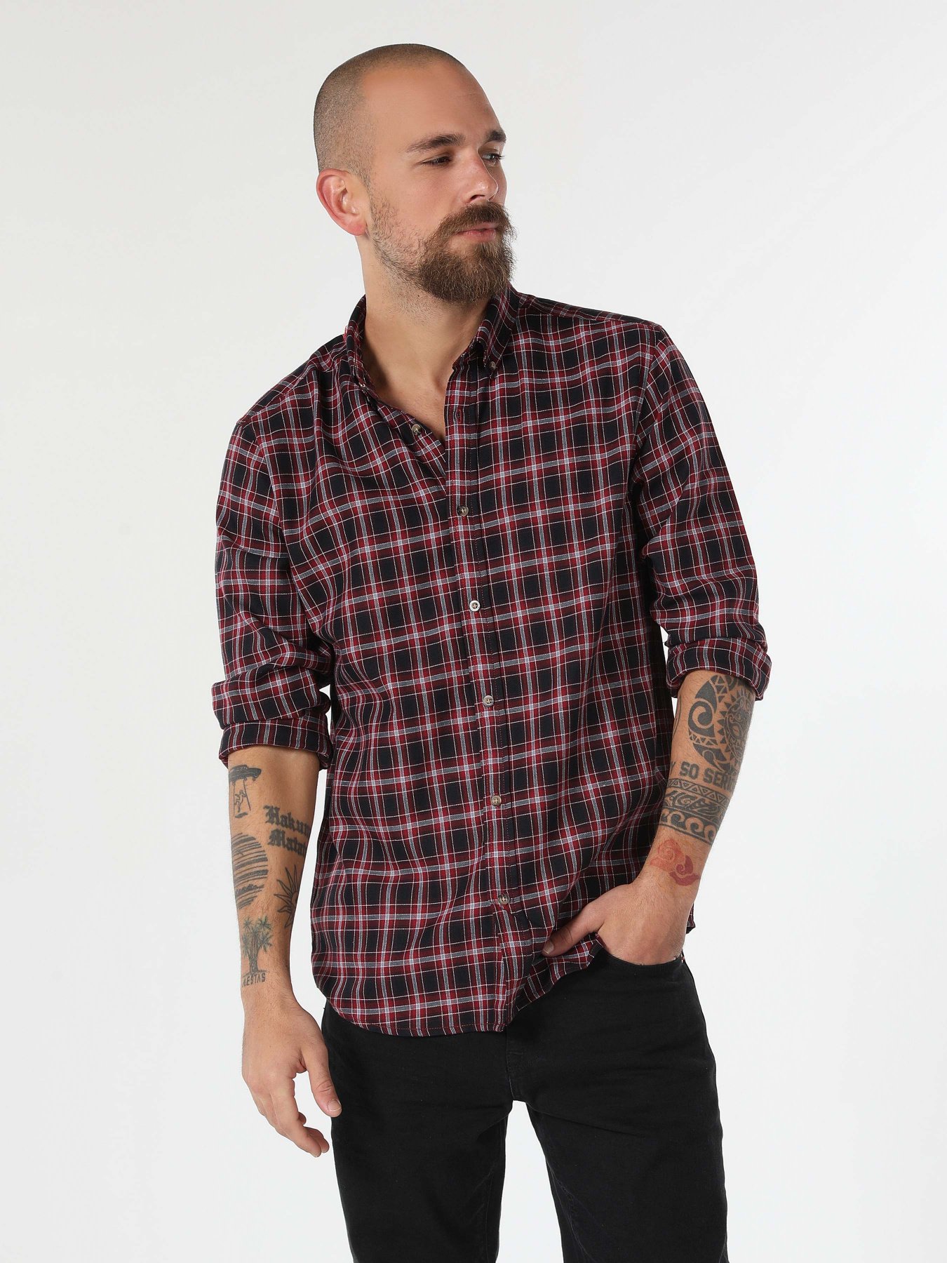 Сорочка Colin’s модель CL1061717RED Фото