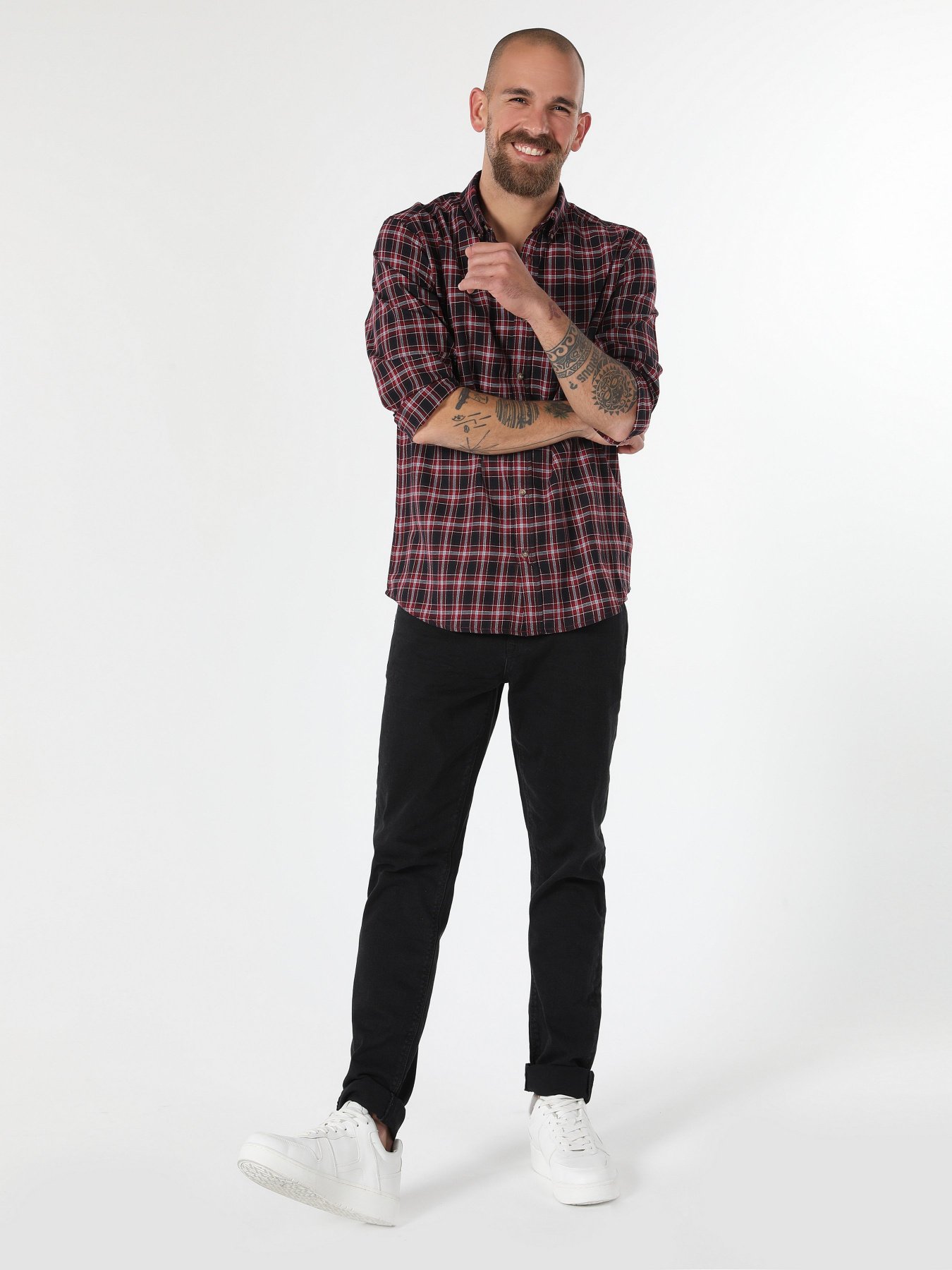 Сорочка Colin’s модель CL1061717RED Фото