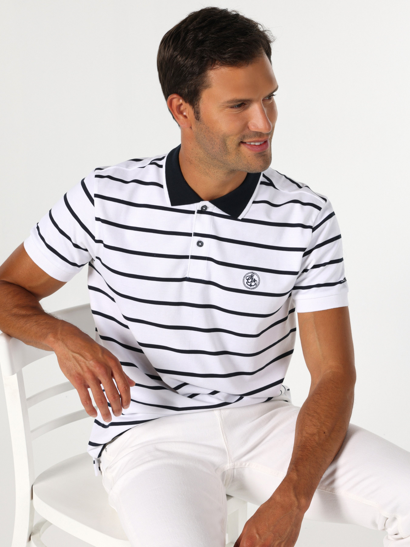 Поло Colin’s модель CL1061781WHT Фото