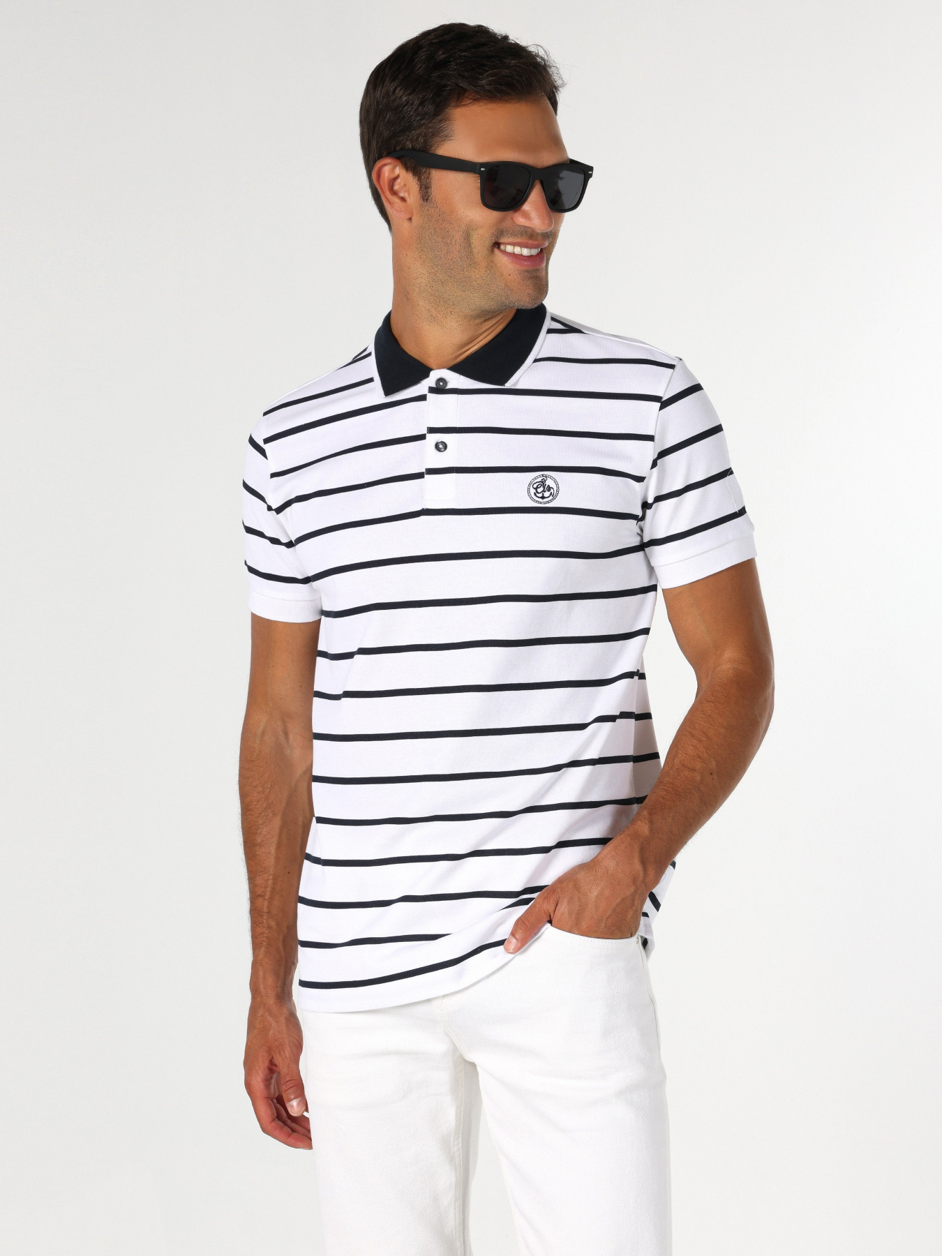 Поло Colin’s модель CL1061781WHT Фото