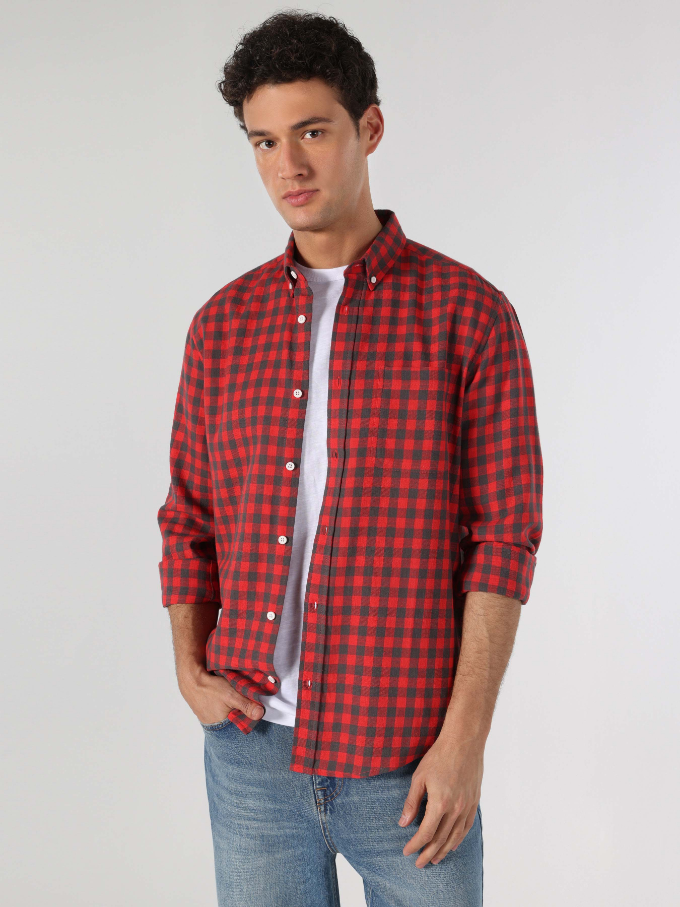 Сорочка Colin’s модель CL1061786RED Фото