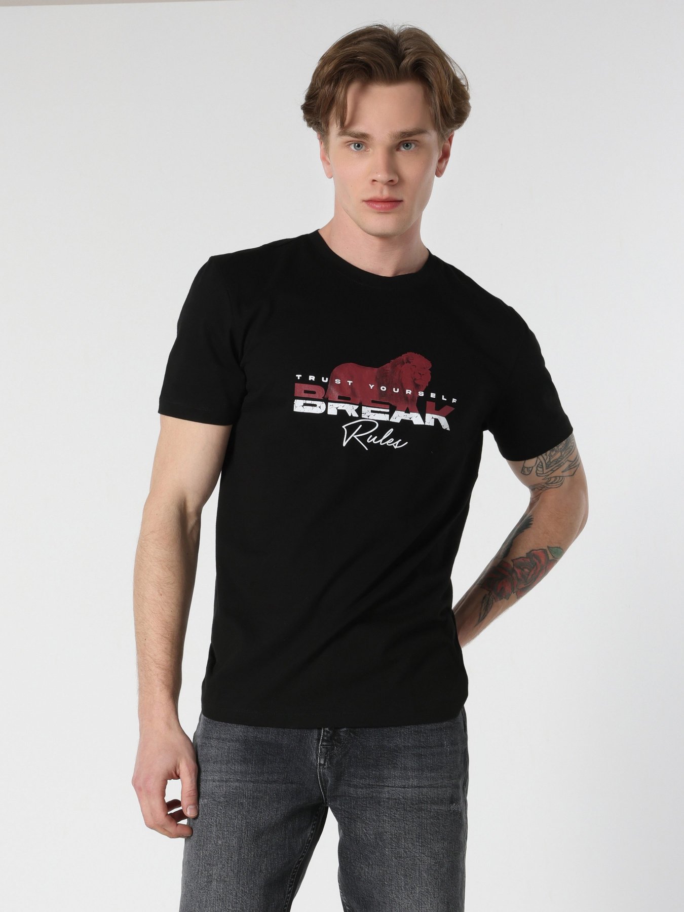 Футболка Colin’s модель CL1062481BLK Фото