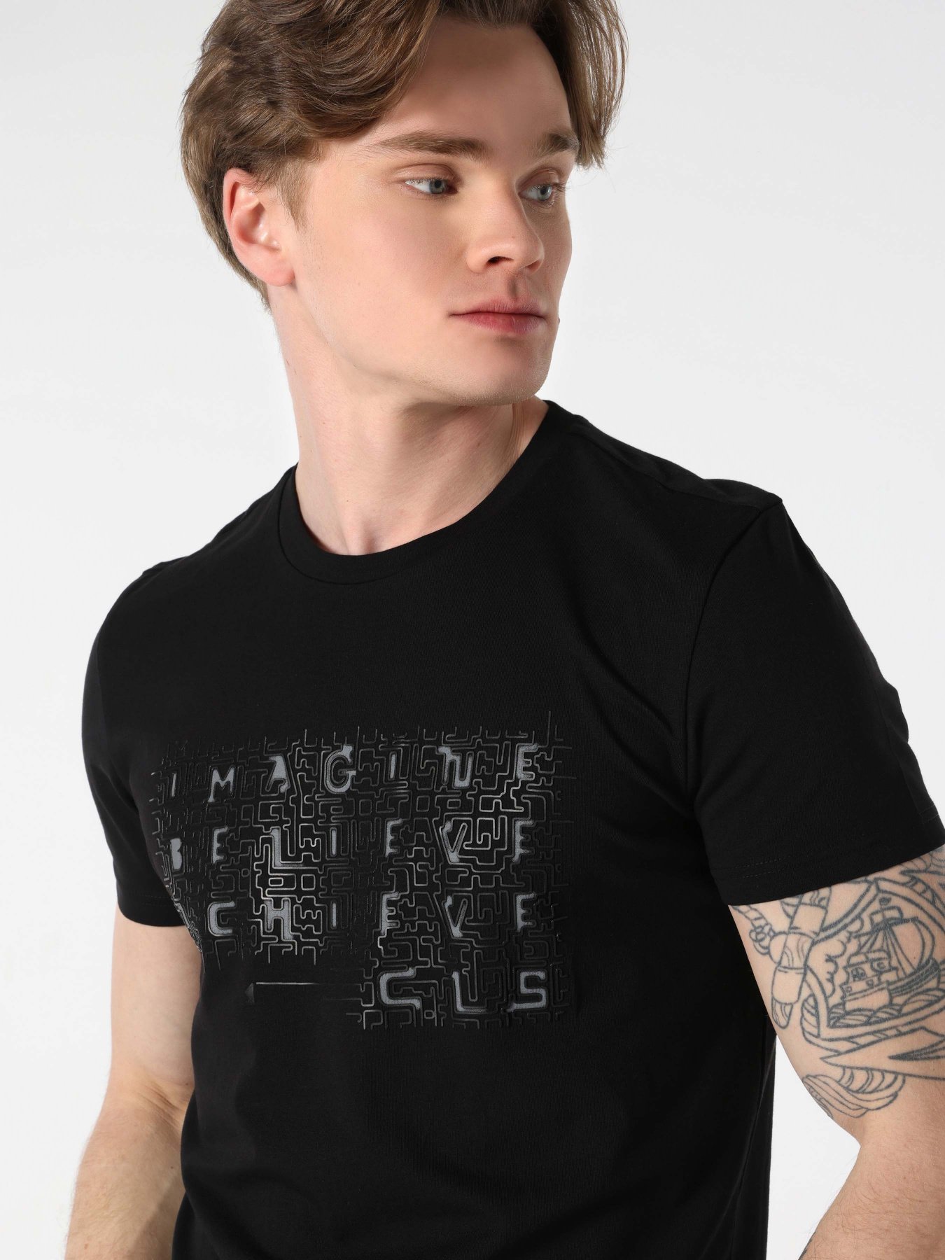 Футболка Colin’s модель CL1062483BLK Фото